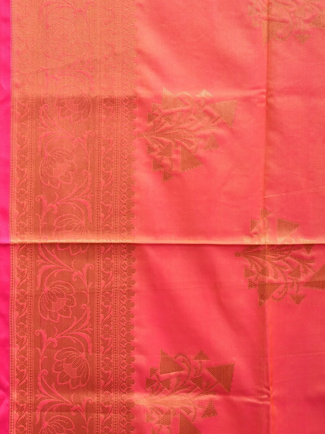 Pink Banaras Katan Silk Saree with Border and Body Butta Design b0052ds
