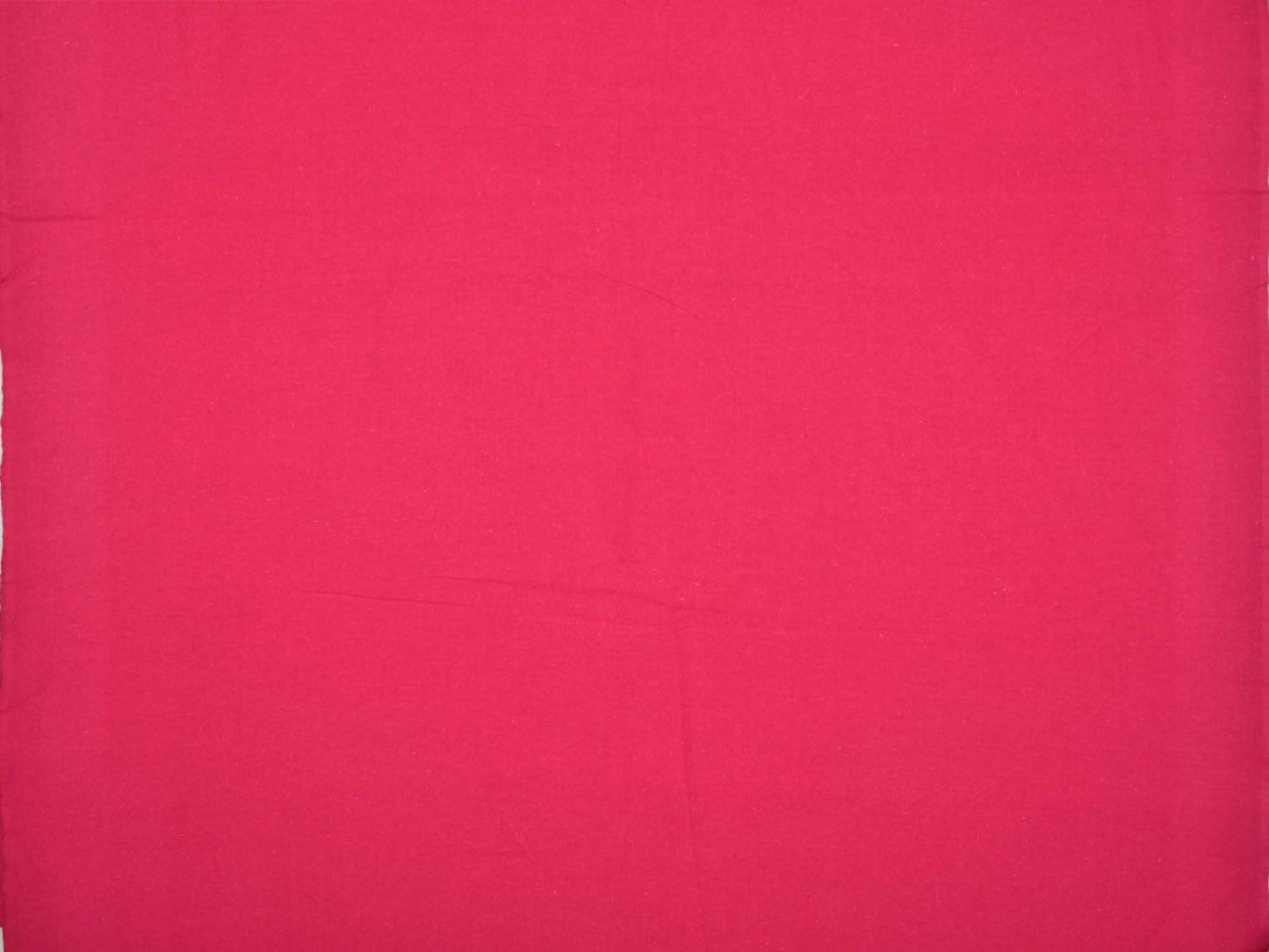 Pink Cotton Handloom 2.5mts Fabric Material with Plain Design f0154
