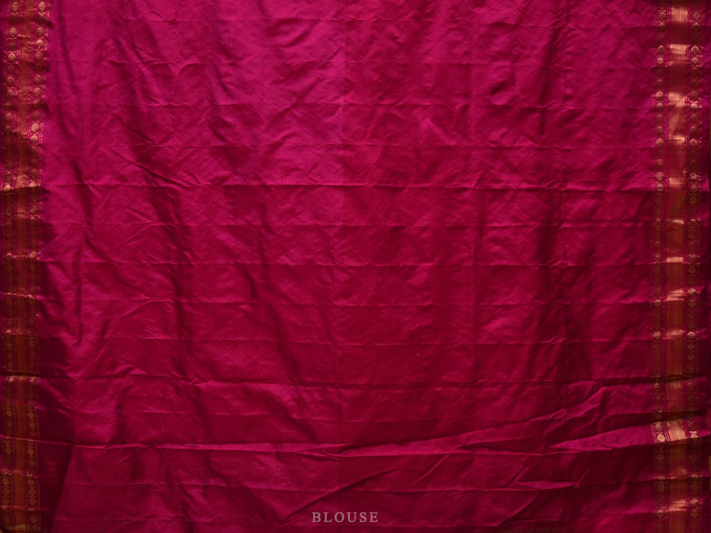 Pink Uppada Silk Handloom Saree with Karpur Pallu Design u1861