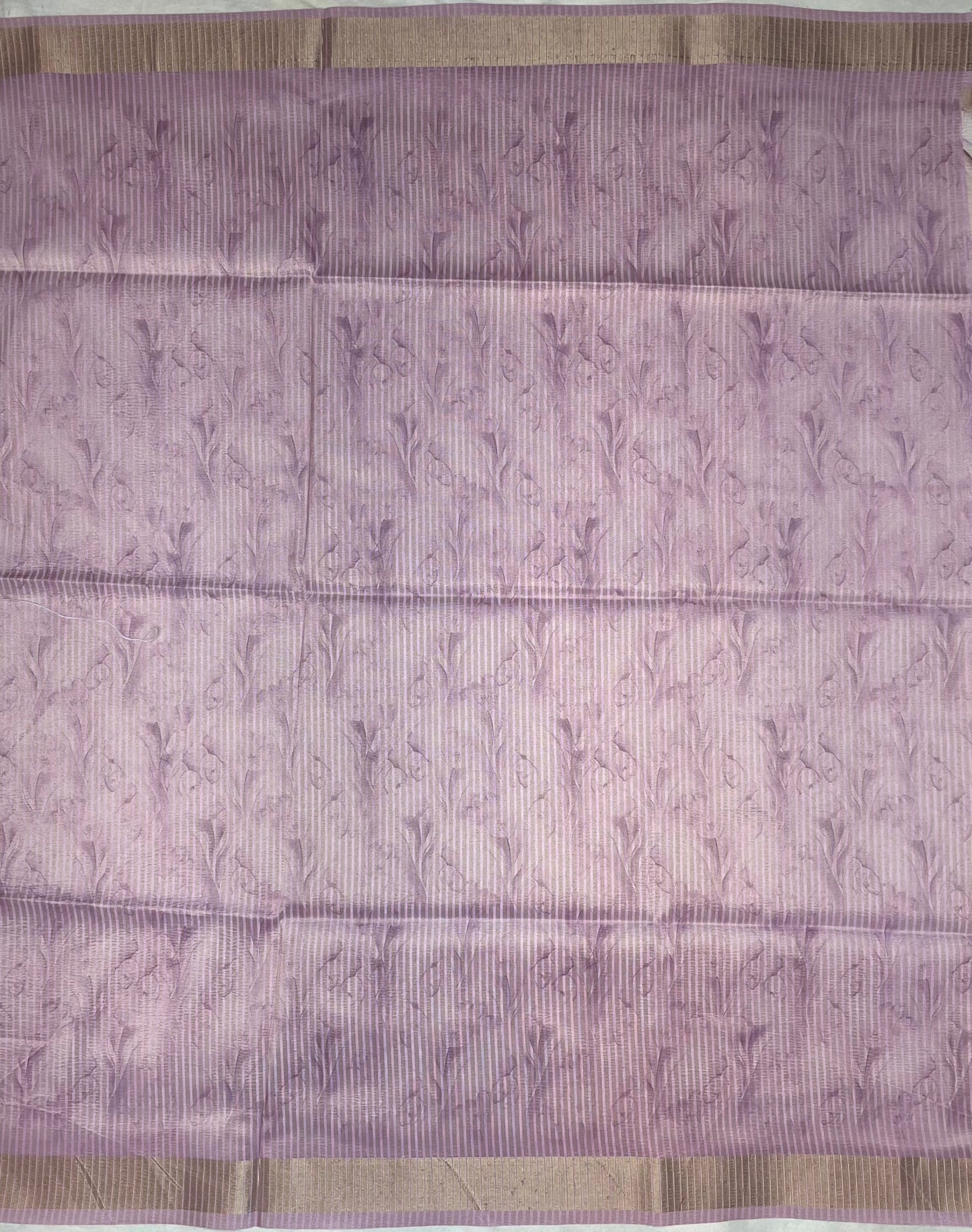 Light Pink Viscose Silk Saree with Floral Digital Print Design pr0001us