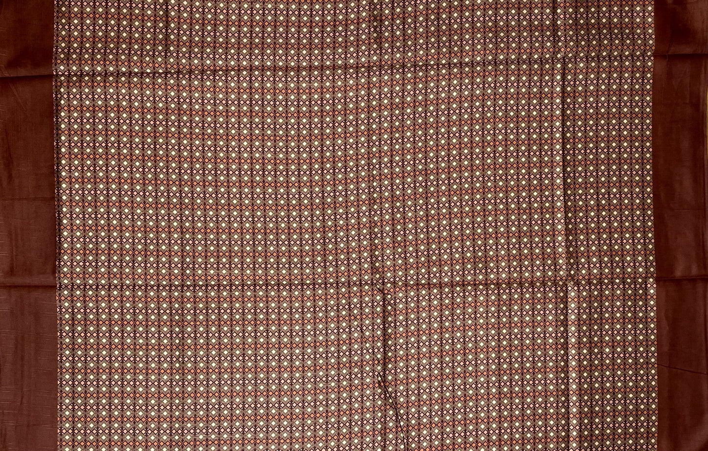 Tribal Thread Embroidery Work with Ganga Jamuna Border and Digital Printed Pallu Design pr0070ap