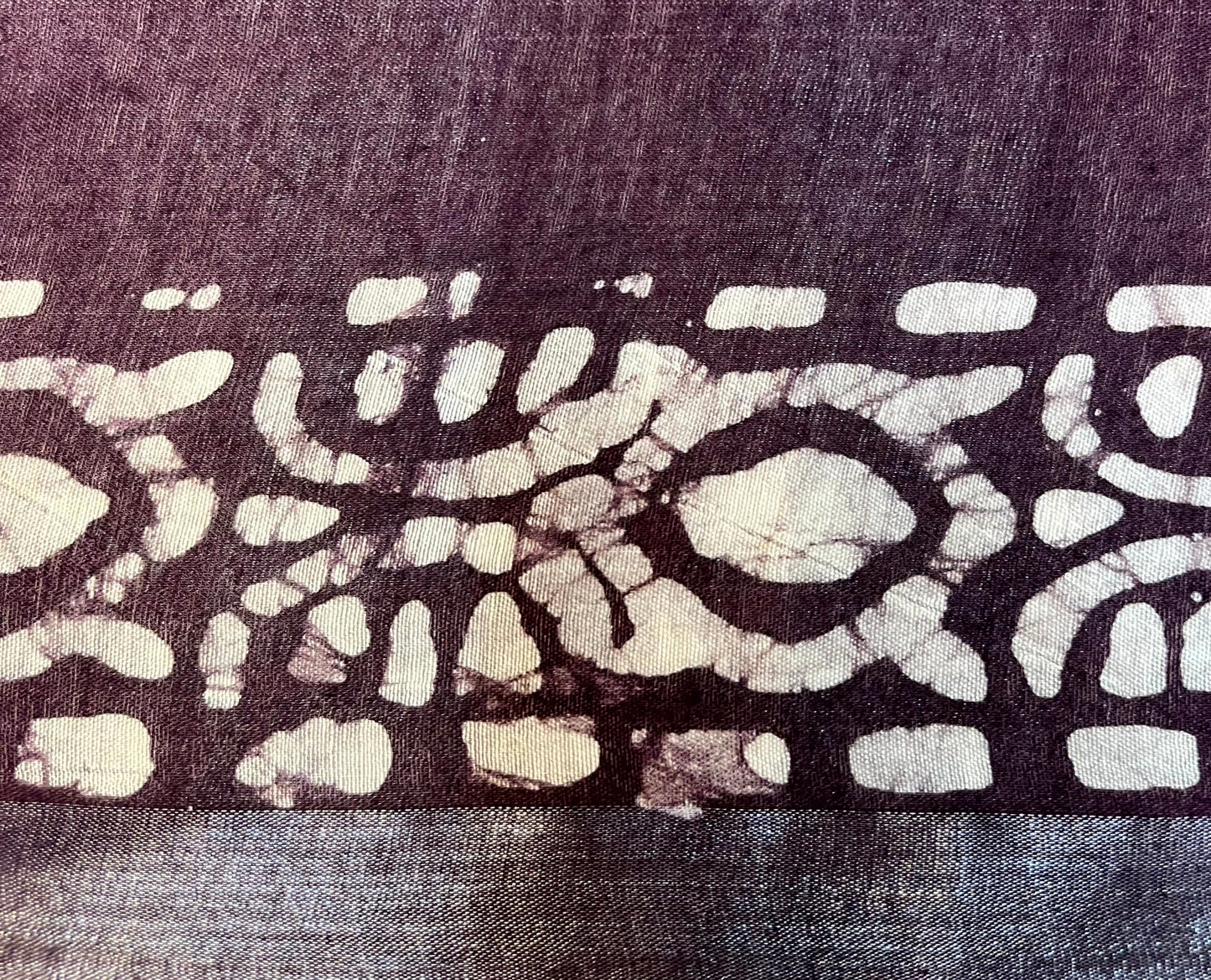 Wine Batik Printed Zari Border with Body and Pallu Design pr0125ds