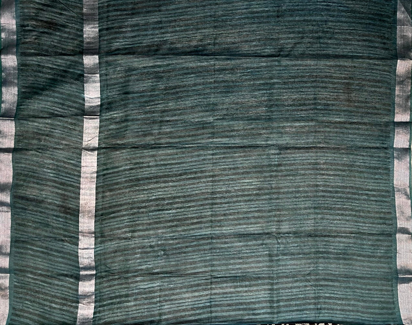 Black Viscose Silk Digital Print Zari Border with Body and Pallu Geometrical Design pr0130ds