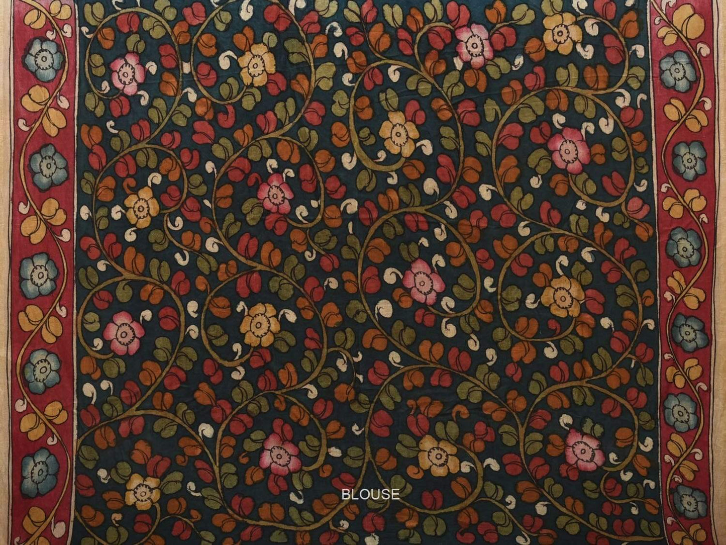 Purple Bandhani Satin Silk Handloom Saree with Peacock Kalamkari Pallu Design bn0173