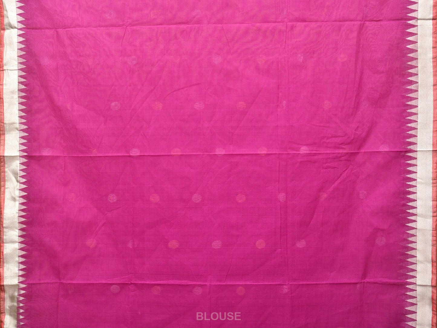 Purple Khadi Cotton Handloom Saree with Birds and Lotus Pallu Design kh0614