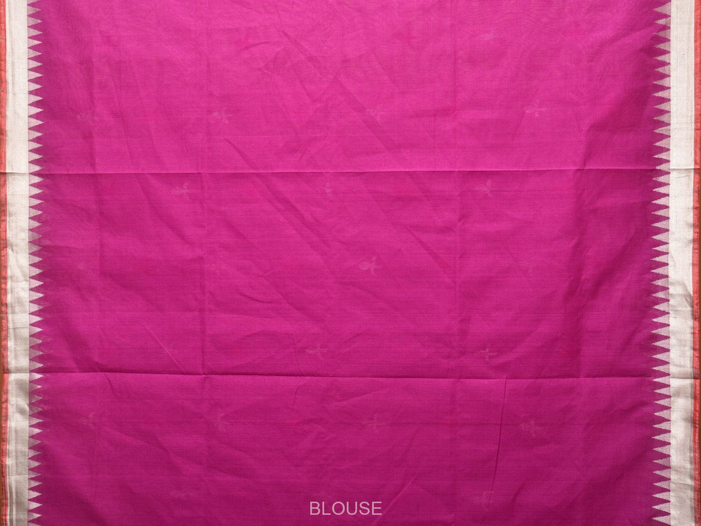 Purple Khadi Cotton Handloom Saree with Circluar Lotus Pallu Design kh0646
