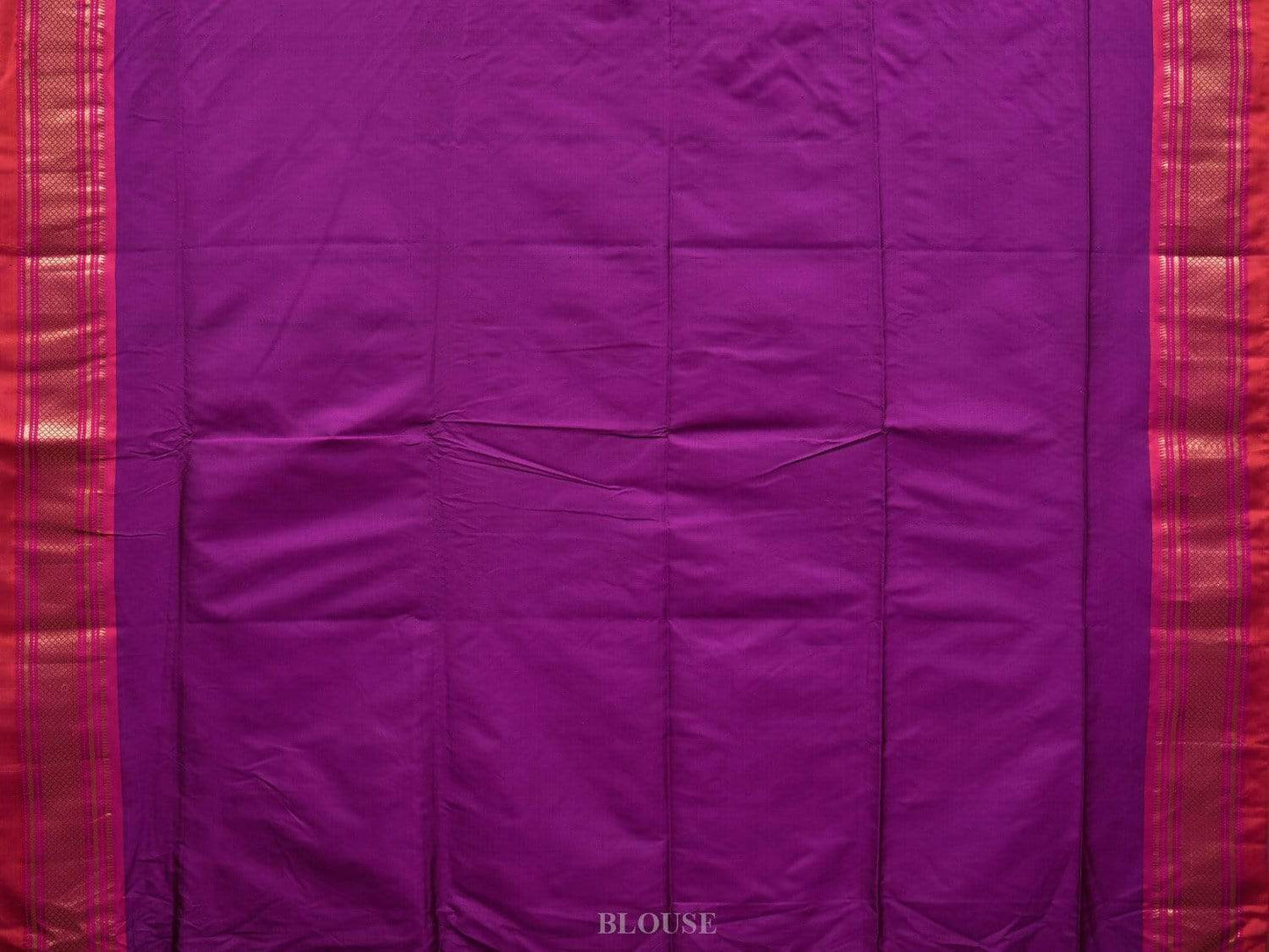 Purple Paithani Silk Handloom Saree with Special Pallu Design p0401