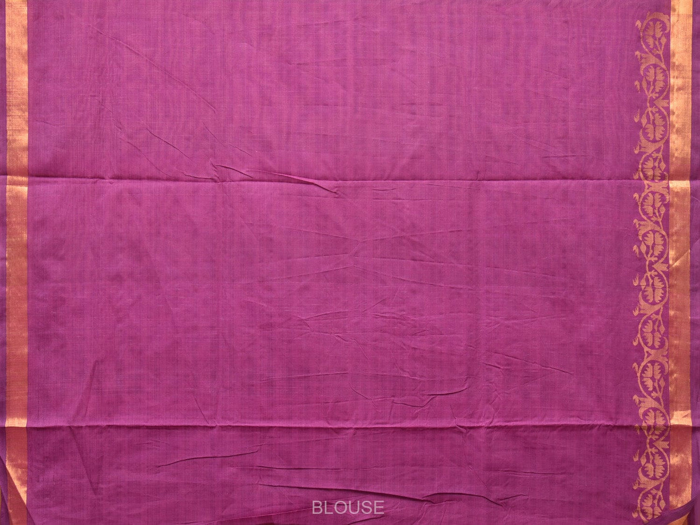 Purple Uppada Cotton Handloom Saree with Border Design u2165