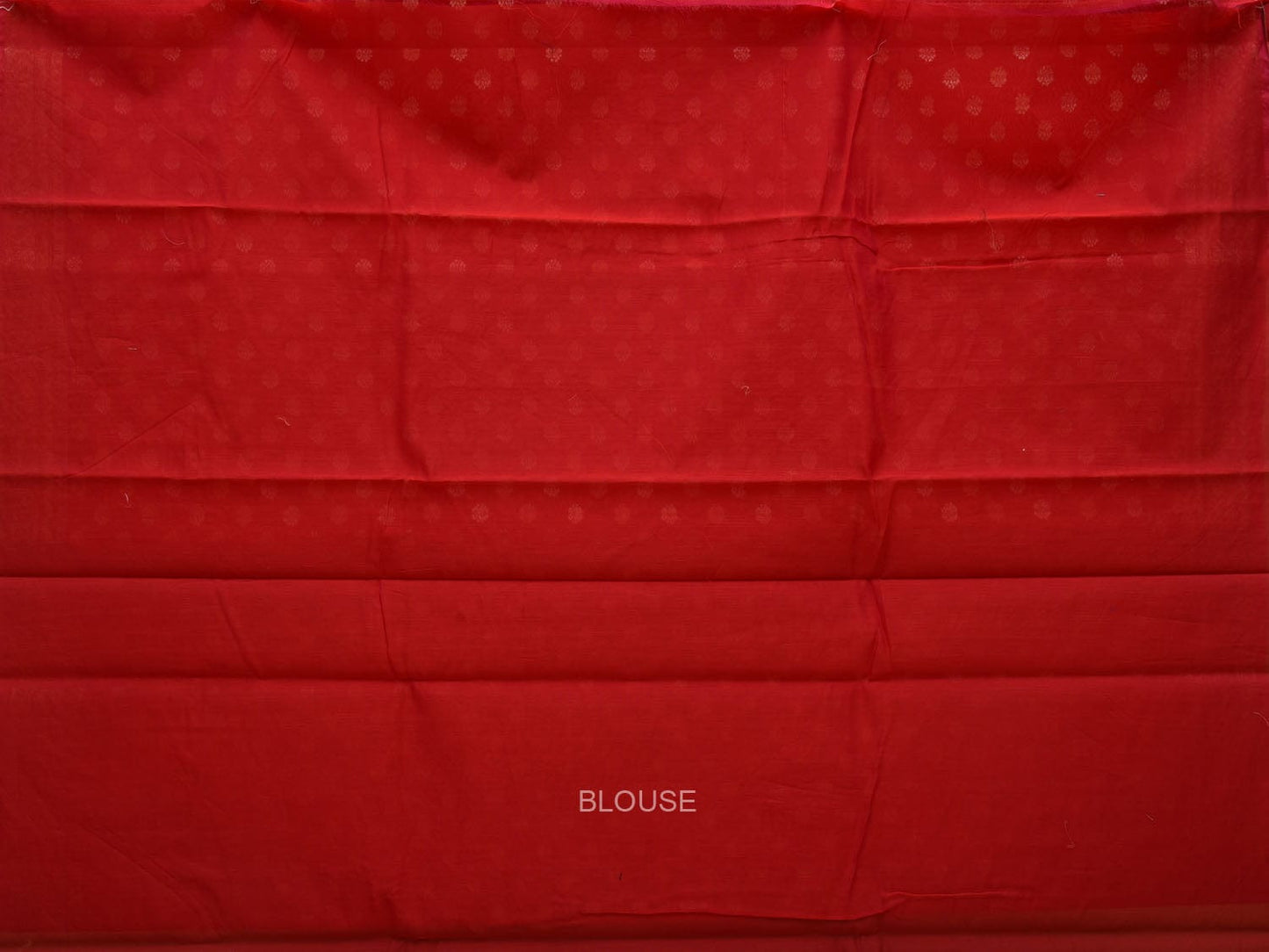 Red Cut Work Sico Cotton Saree with All Over Banaras Design o0380