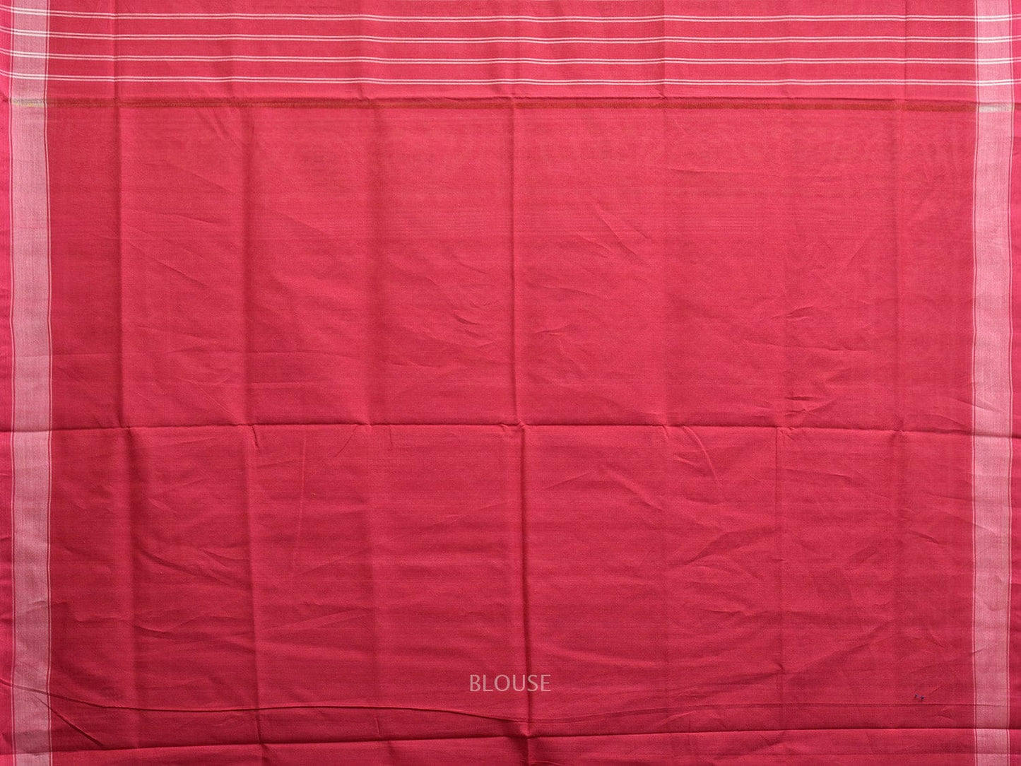 Red Ikat Cotton Handloom Saree with All Over Grill Design i0890