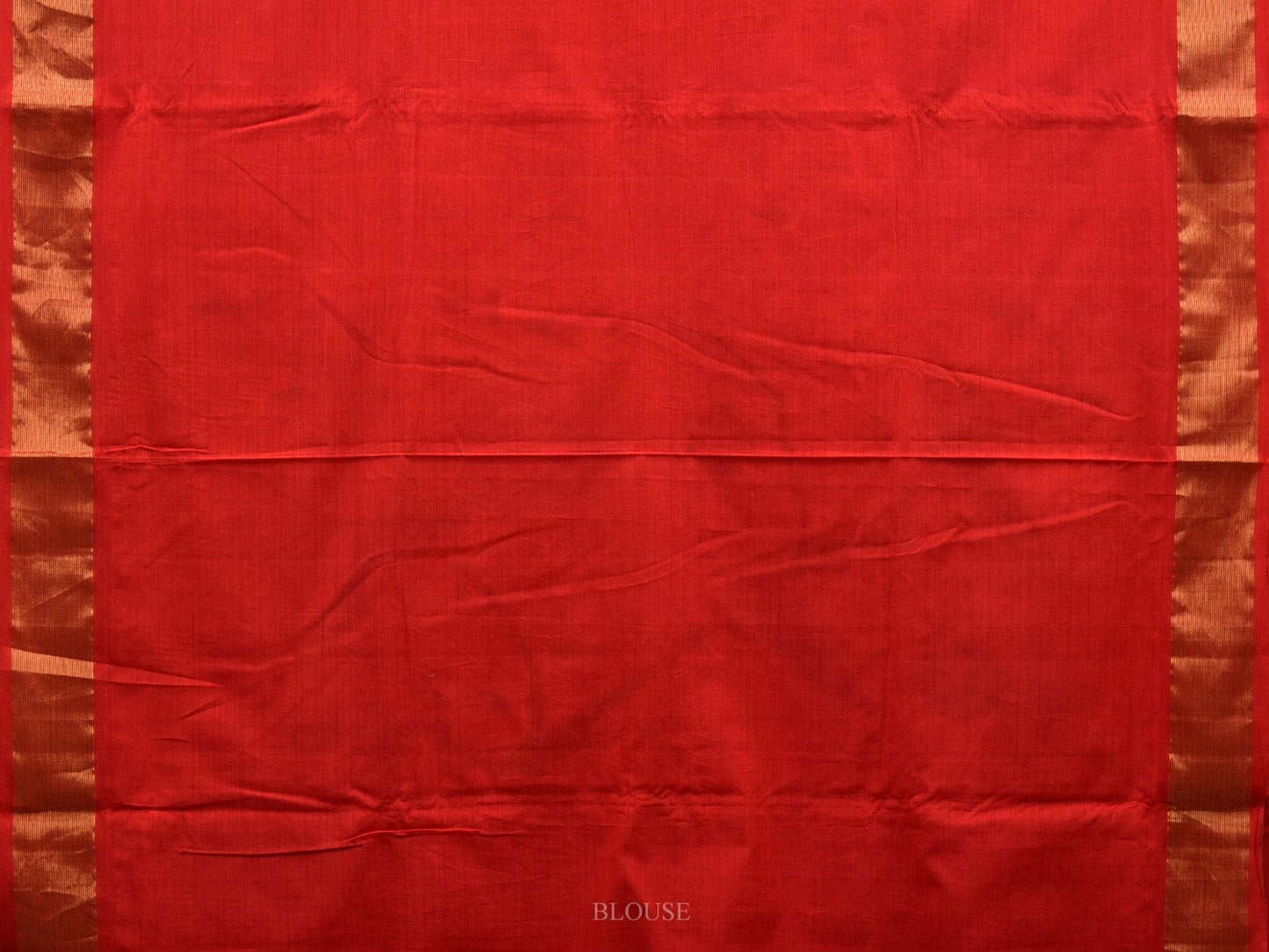 Red Paithani Cotton Handloom Saree with Parrots Pallu Design p0415