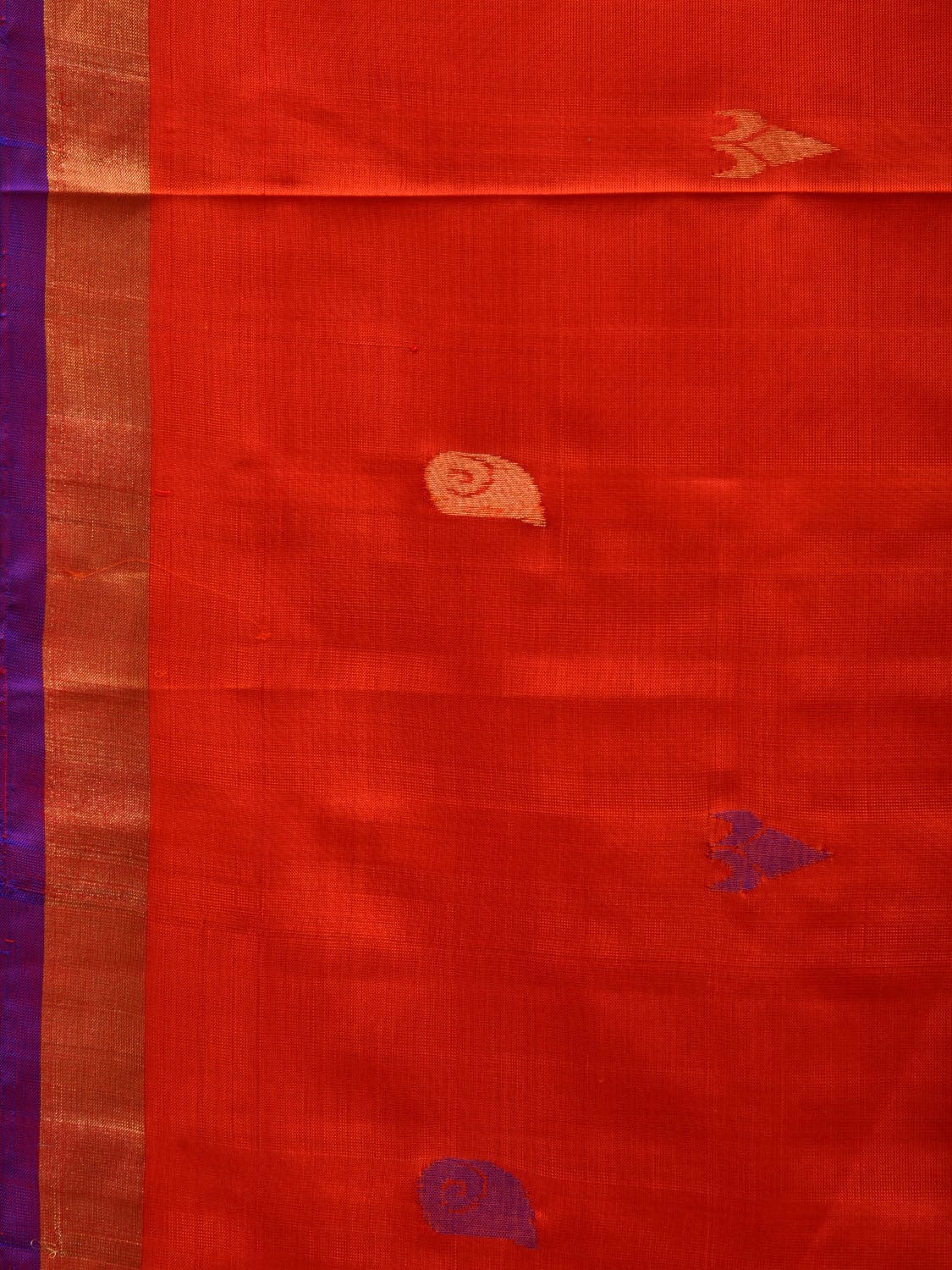 Red Uppada Silk Handloom Saree with Rich Pallu Design u1885