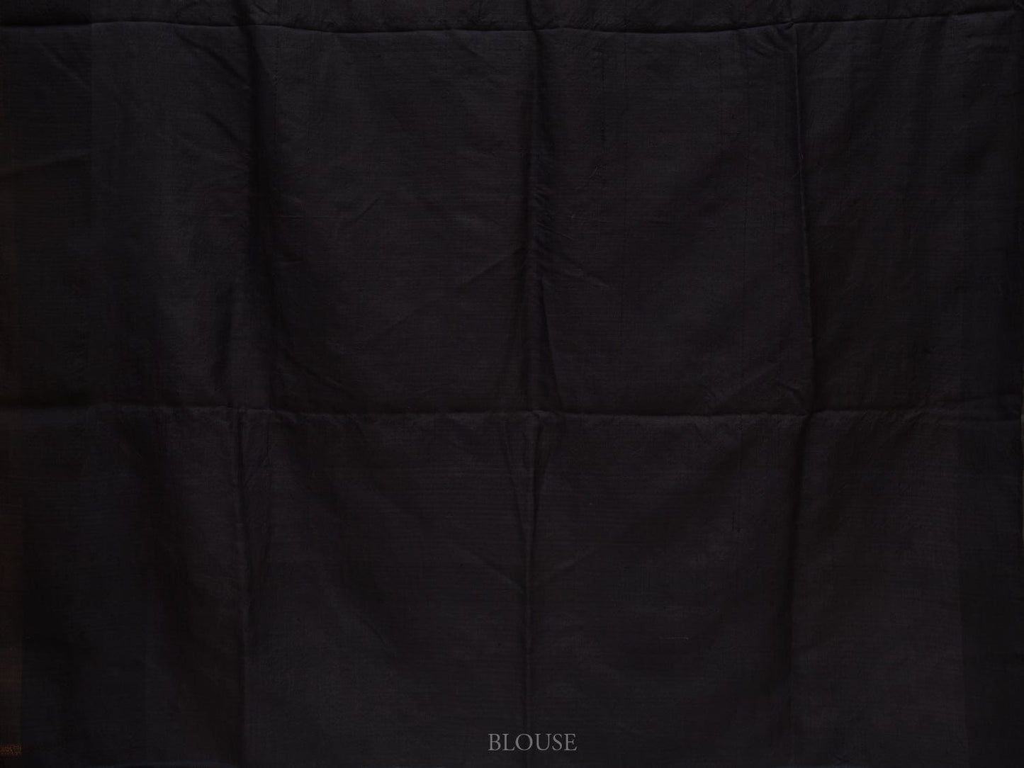 Rust and Black Kalamkari Hand Painted Gadwal Silk Handloom Saree with Floral Design KL0663