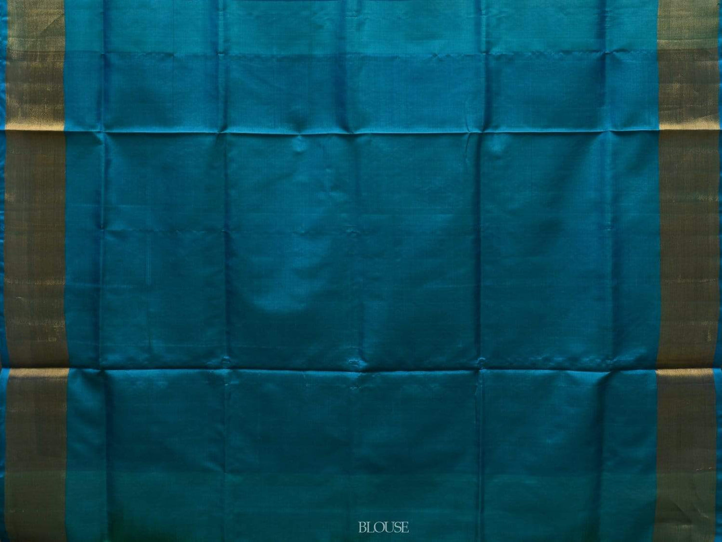Sea Green and Blue Uppada Silk Handloom Saree with Body Buta Design u1785