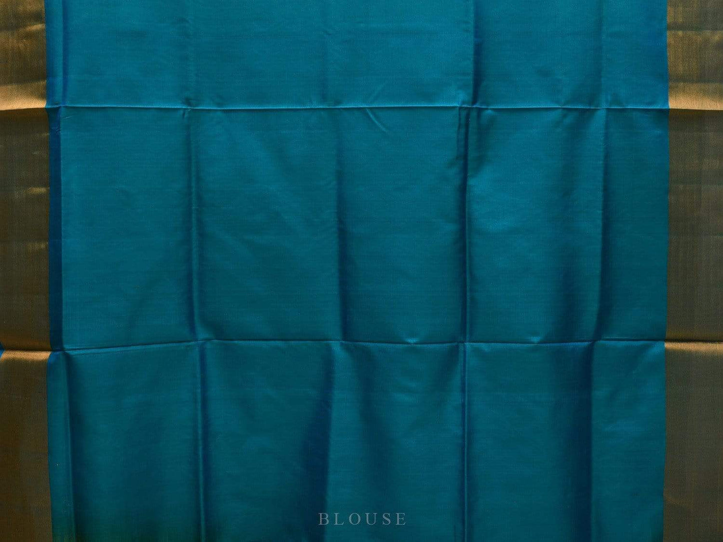 Sea Green and Blue Uppada Silk Handloom Saree with Buta and Contrast Pallu Design u1814