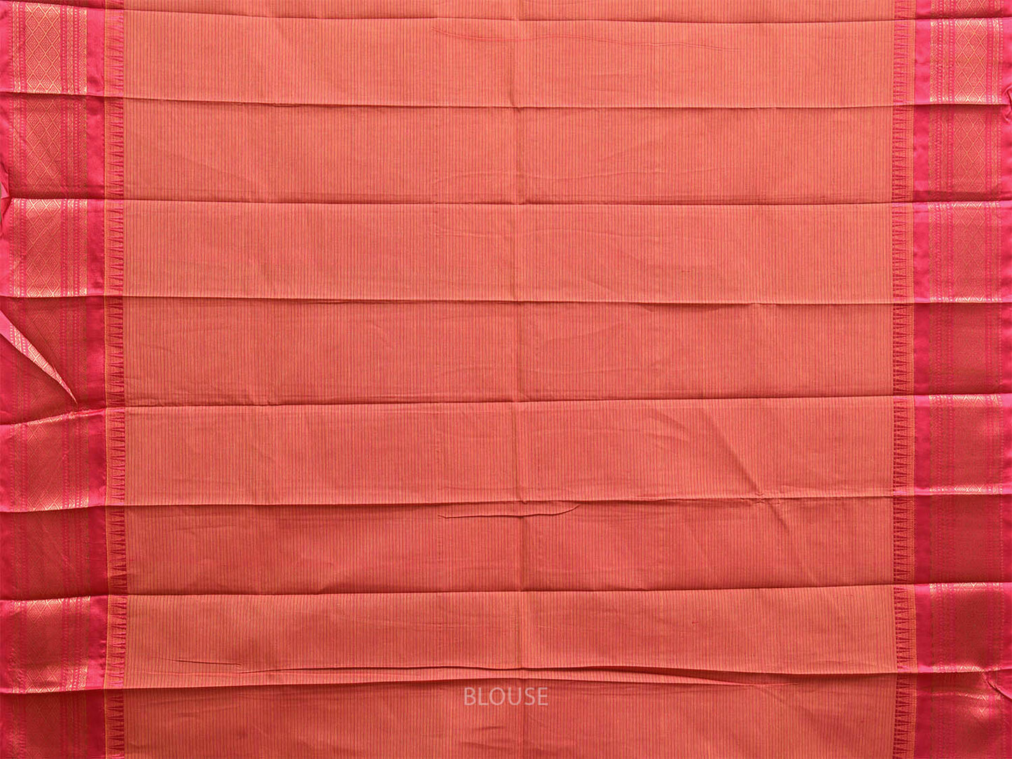 Sea Green and Pink Gadwal Cotton Saree with Checks and Pallu Design g0436