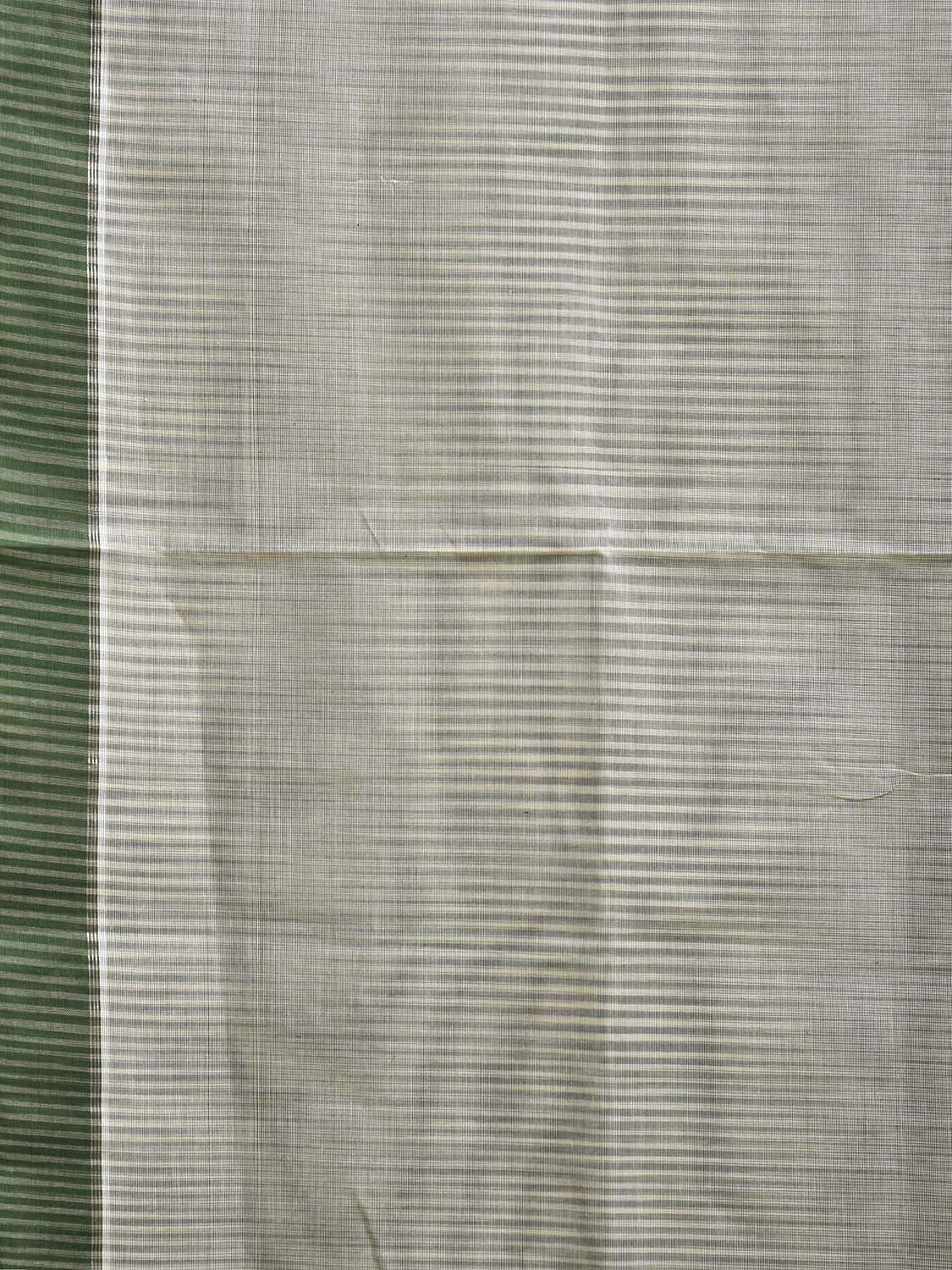 Sea Green Venkatagiri Cotton Saree with Body Strips Design No Blouse v0141