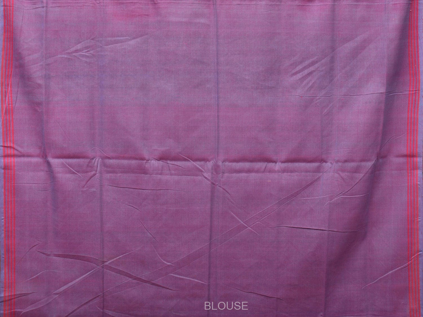 Teal and Purple Ikat Cotton Handloom Saree with Grill Design i0813
