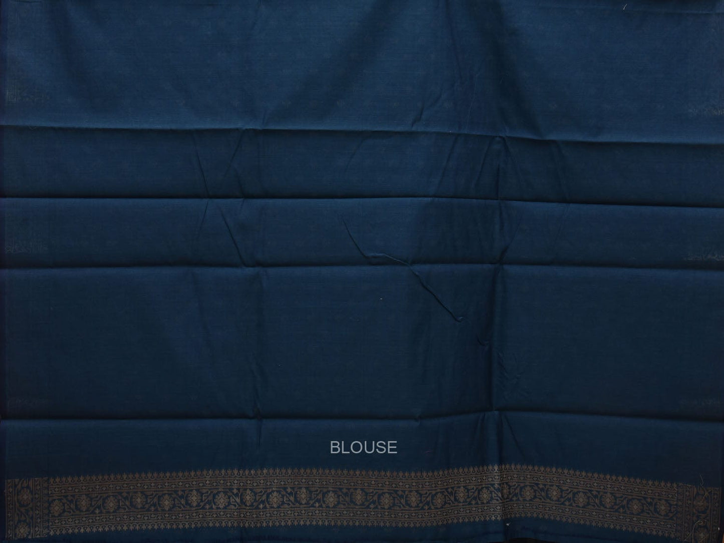 Teal Cut Work Sico Cotton Saree with All Over Banaras Design o0378