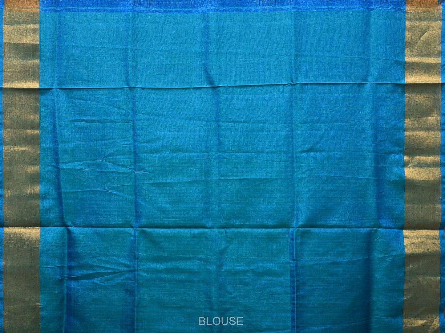 Teal Uppada Silk Handloom Saree with Body Buta and Checks Design u2205