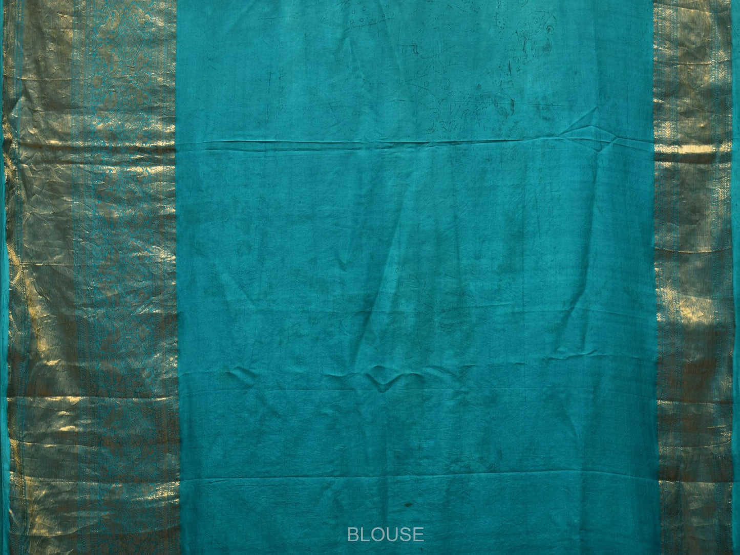 Turquoise and Burgundy Kalamkari Hand Painted Kanchipuram Silk Handloom Saree with Ramayan Theme Design KL0755