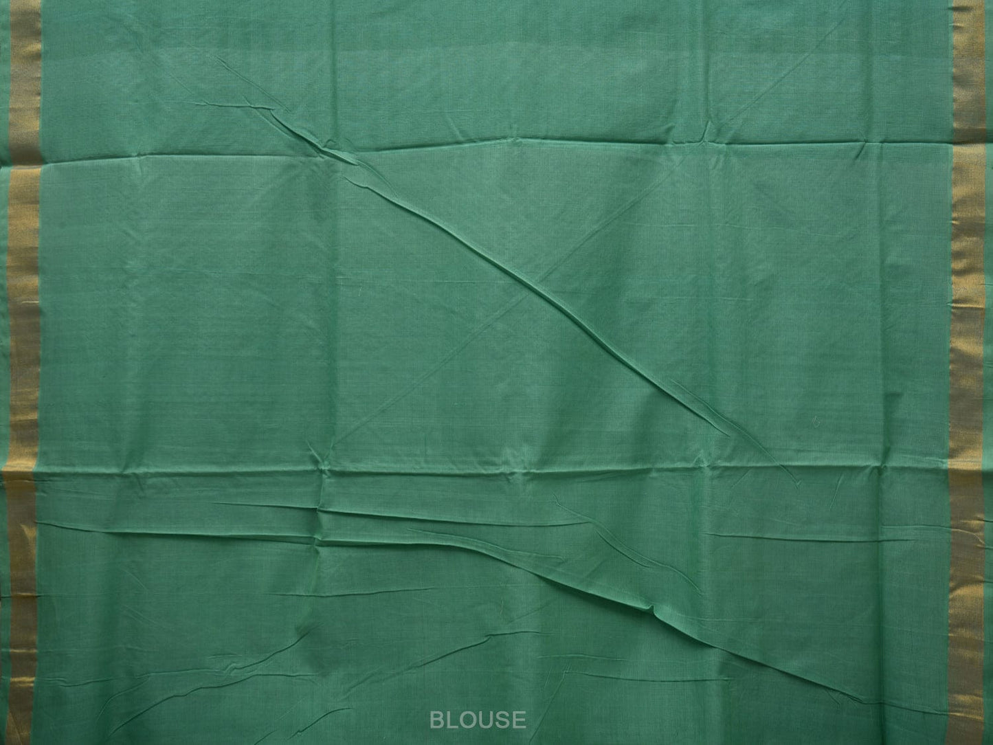 Turquoise Uppada Cotton Handloom Saree with Jamdani Pallu Design u1932