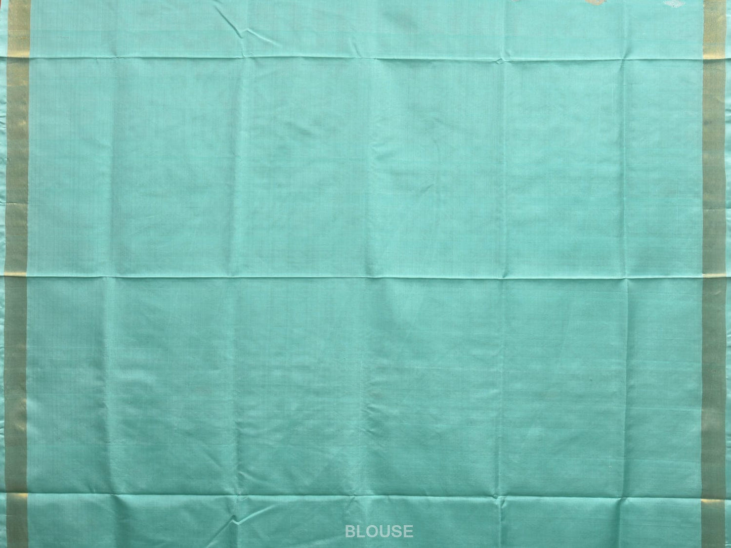 Turquoise Uppada Silk Handloom Saree with Floral Pallu Design u2223