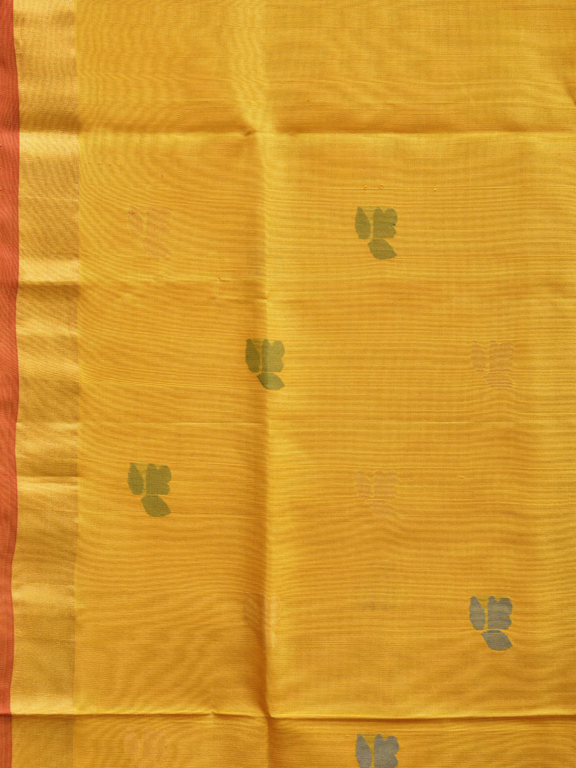 Yellow and Red Uppada Silk Handloom Saree with Floral Pallu Design u2273