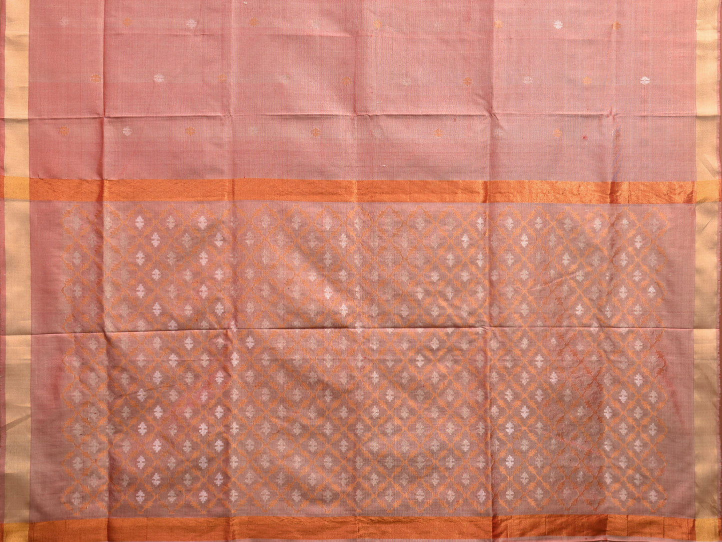 Onion Pink Uppada Silk Handloom Saree with Floral Pallu Design u2281