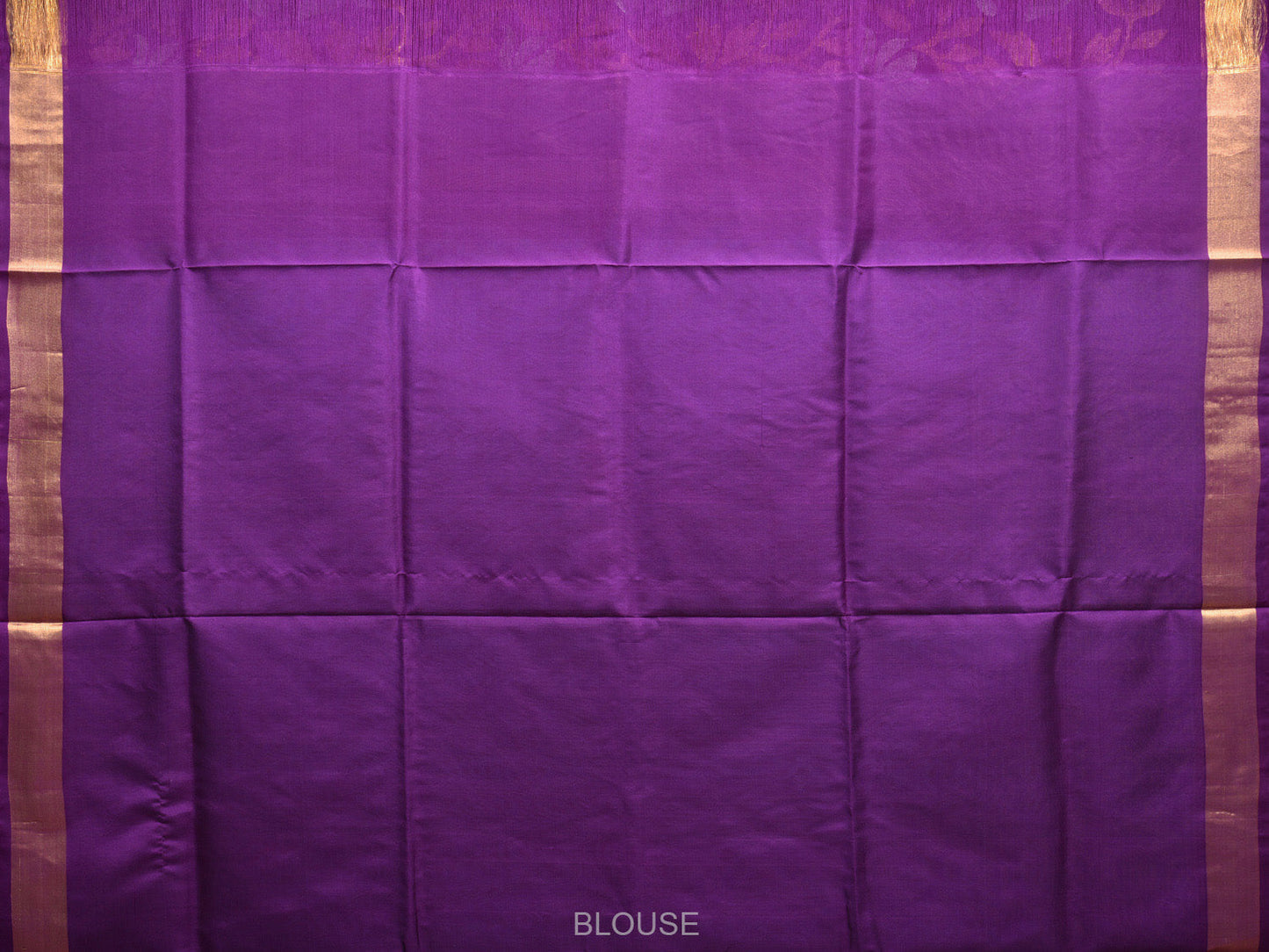 Light Blue and Purple Uppada Silk Handloom Saree with Contrast Floral Pallu Design u2285