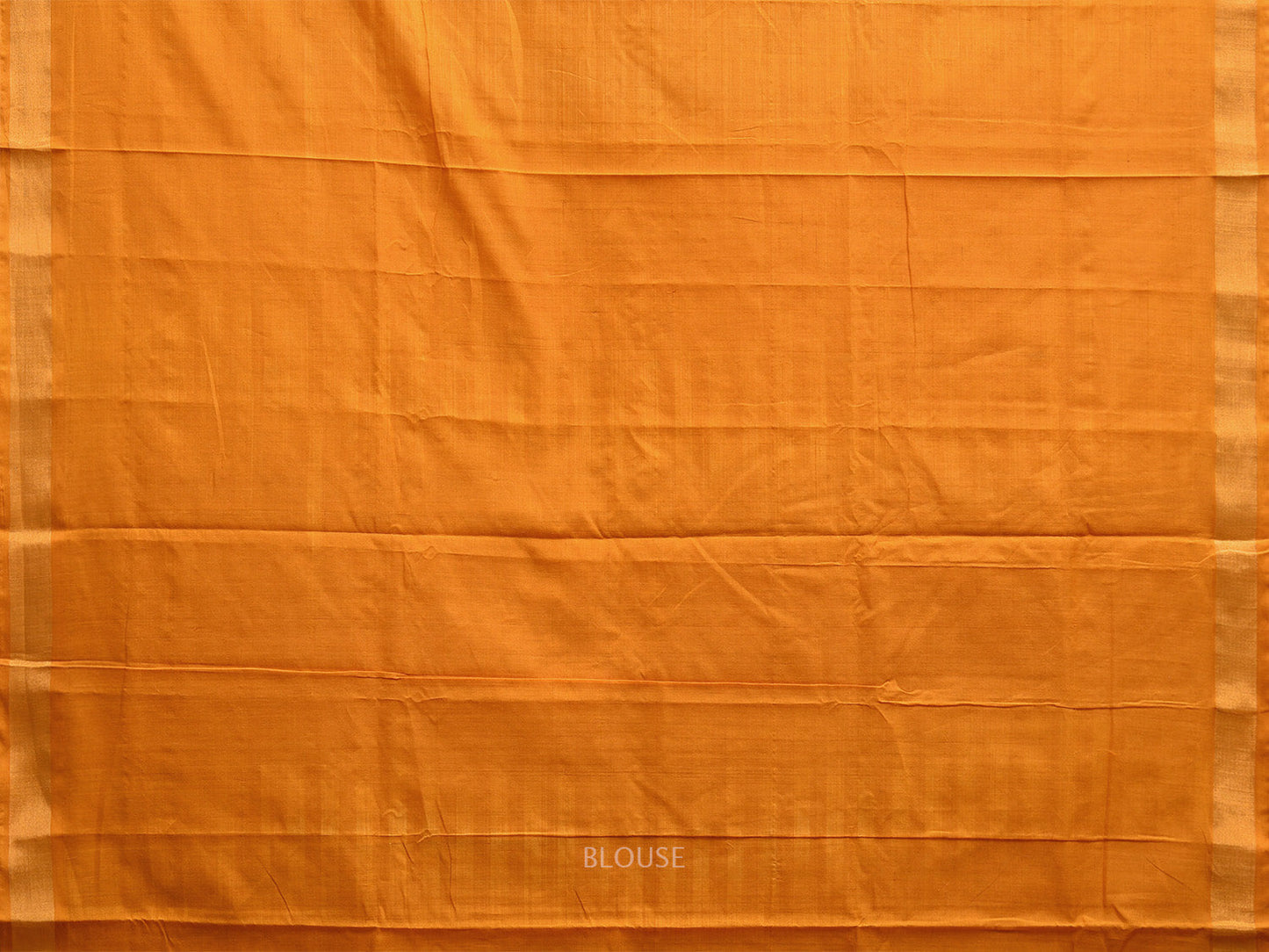 Orange Uppada Cotton Handloom Saree with Floral Pallu Design u2329