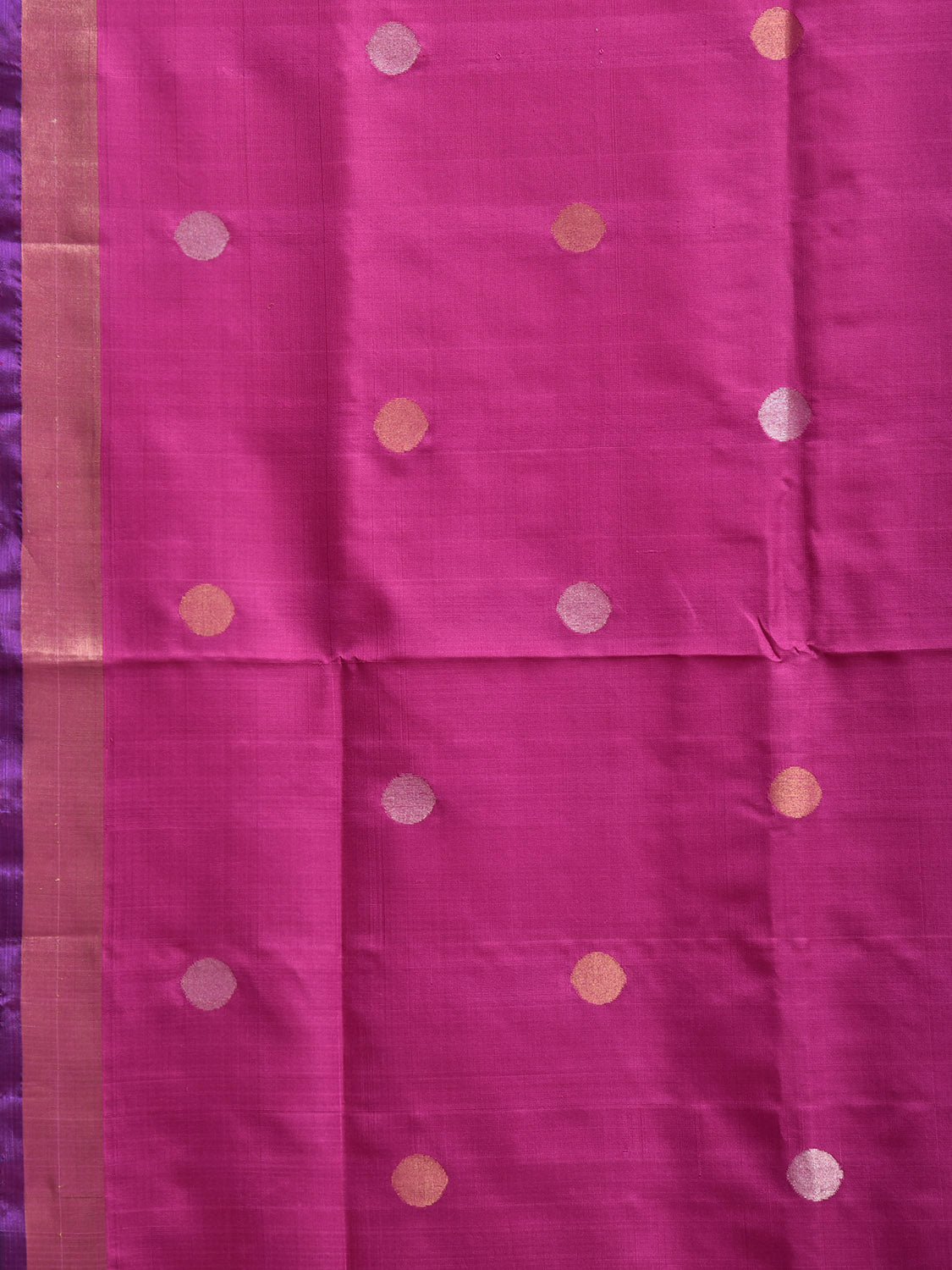 Pink Uppada Silk Handloom Saree with Parrots Pallu Design u2375