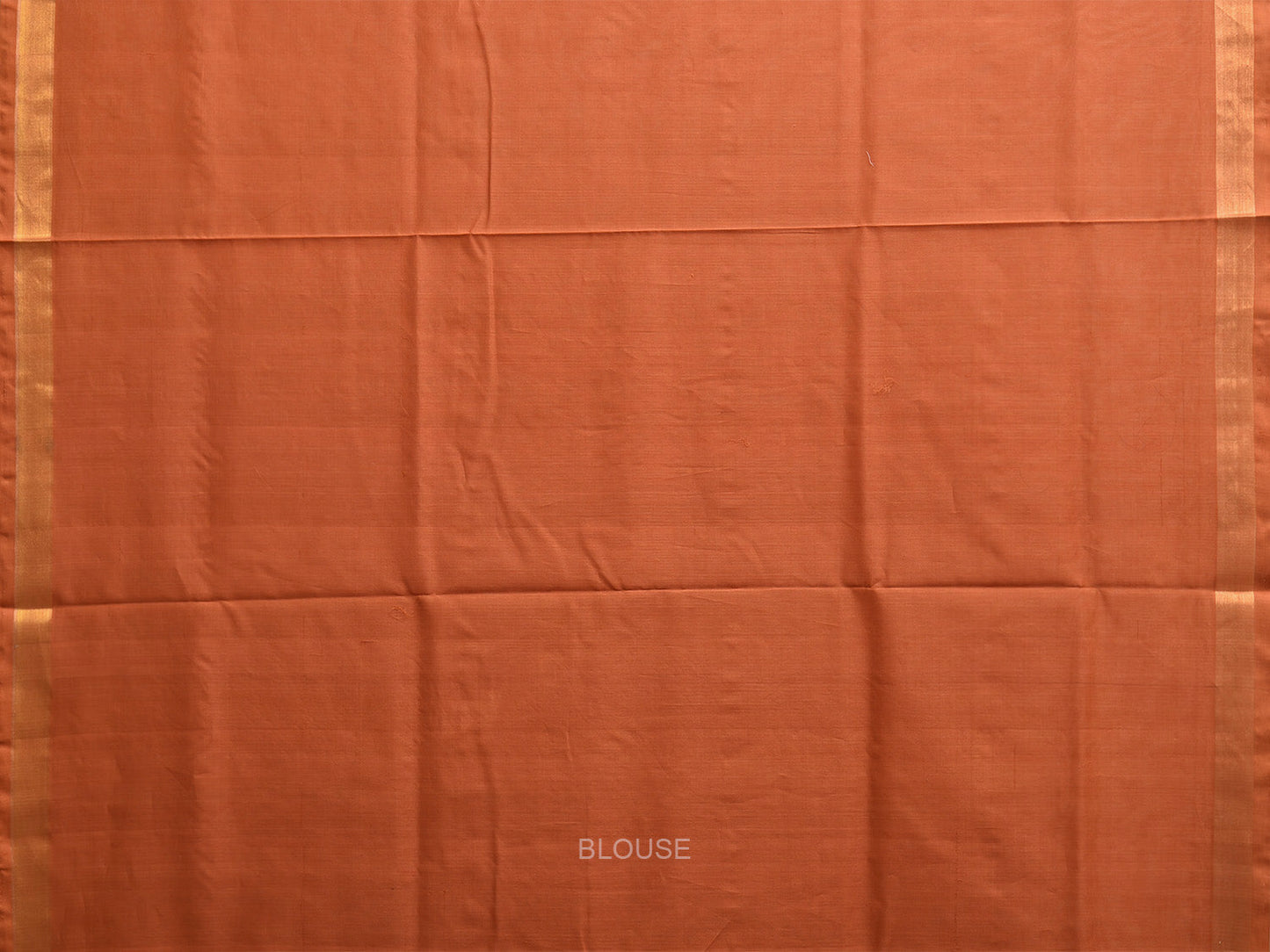 Orange Uppada Cotton Handloom Saree with Aashavali Pallu Design u2398