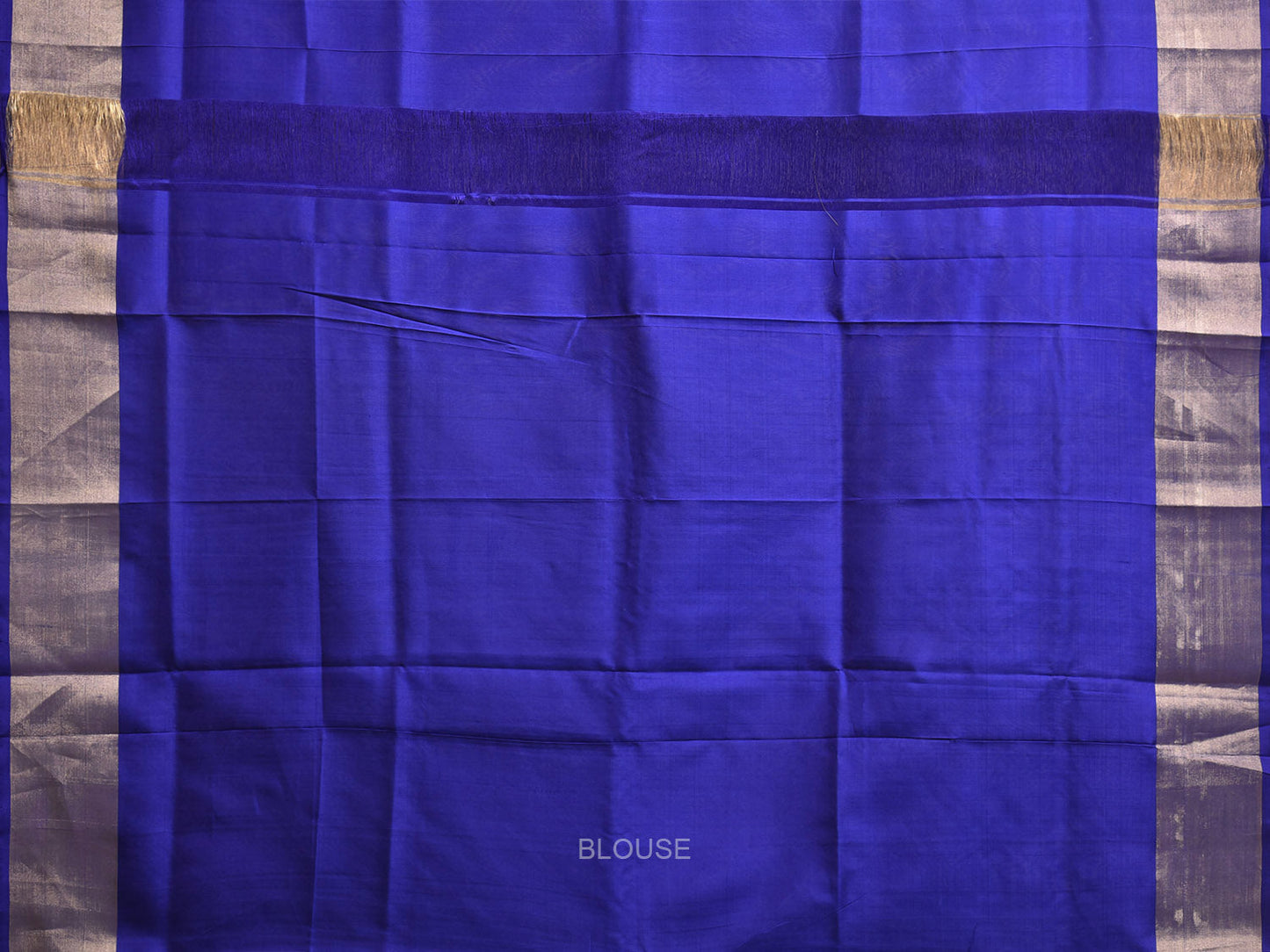 Sea Blue and Blue Uppada Silk Handloom Saree with Body Buta and Contrast Pallu Design u2401