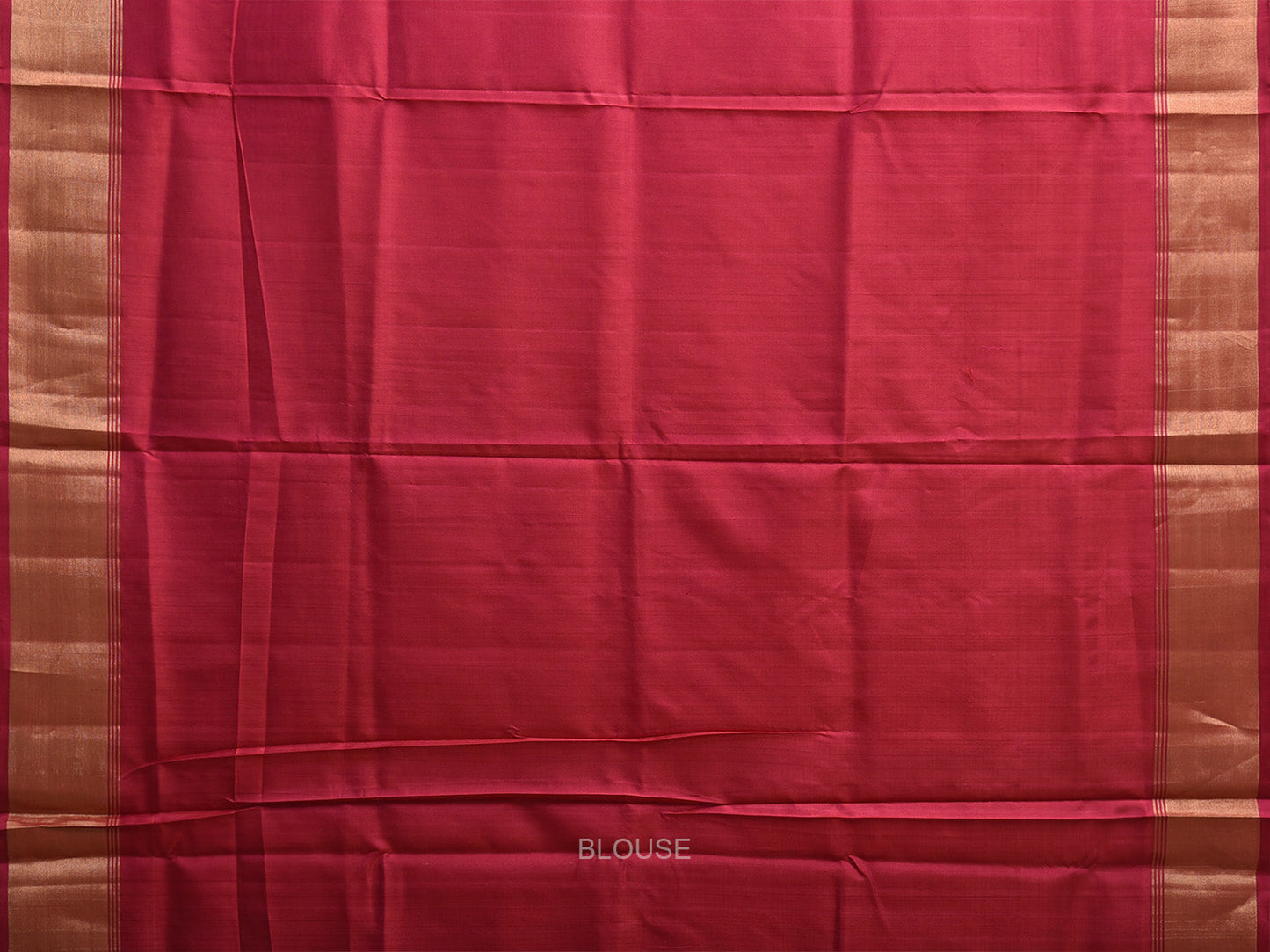 Mustard and Pink Uppada Silk Handloom Plain Saree with Contrast Pallu Design u2406
