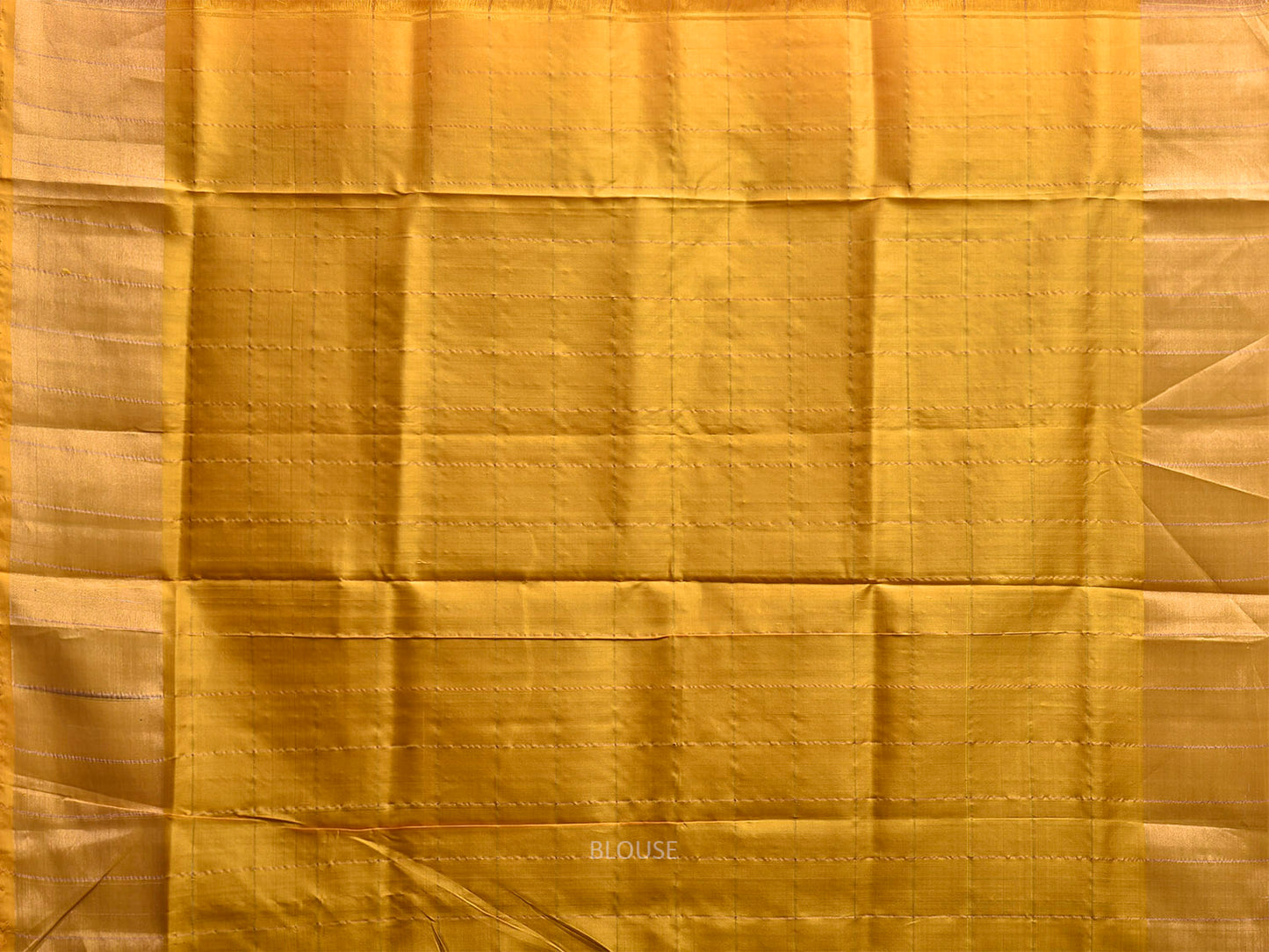 Blue and Yellow Uppada Silk Handloom Saree with Big Checks Design u2442