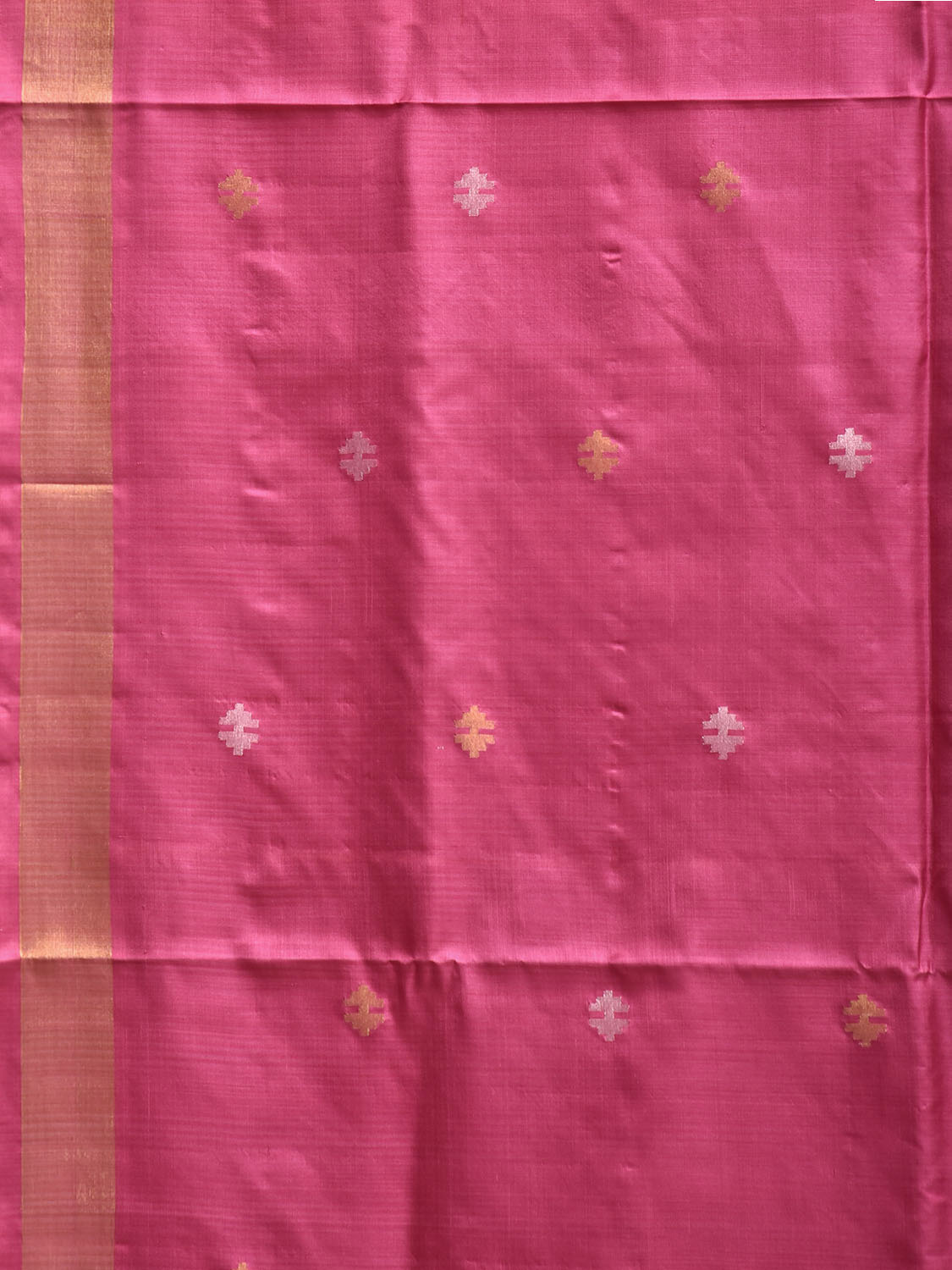Pink Uppada Silk Handloom Saree with Jamdani Pallu Design u2456