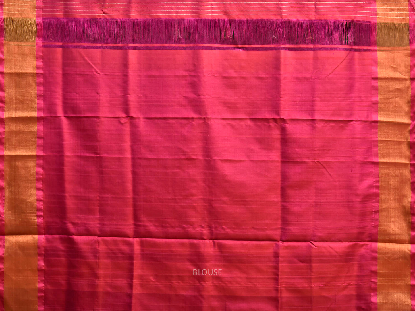 Dark Green and Pink Uppada Silk Handloom Saree with Body Buta Design u2462