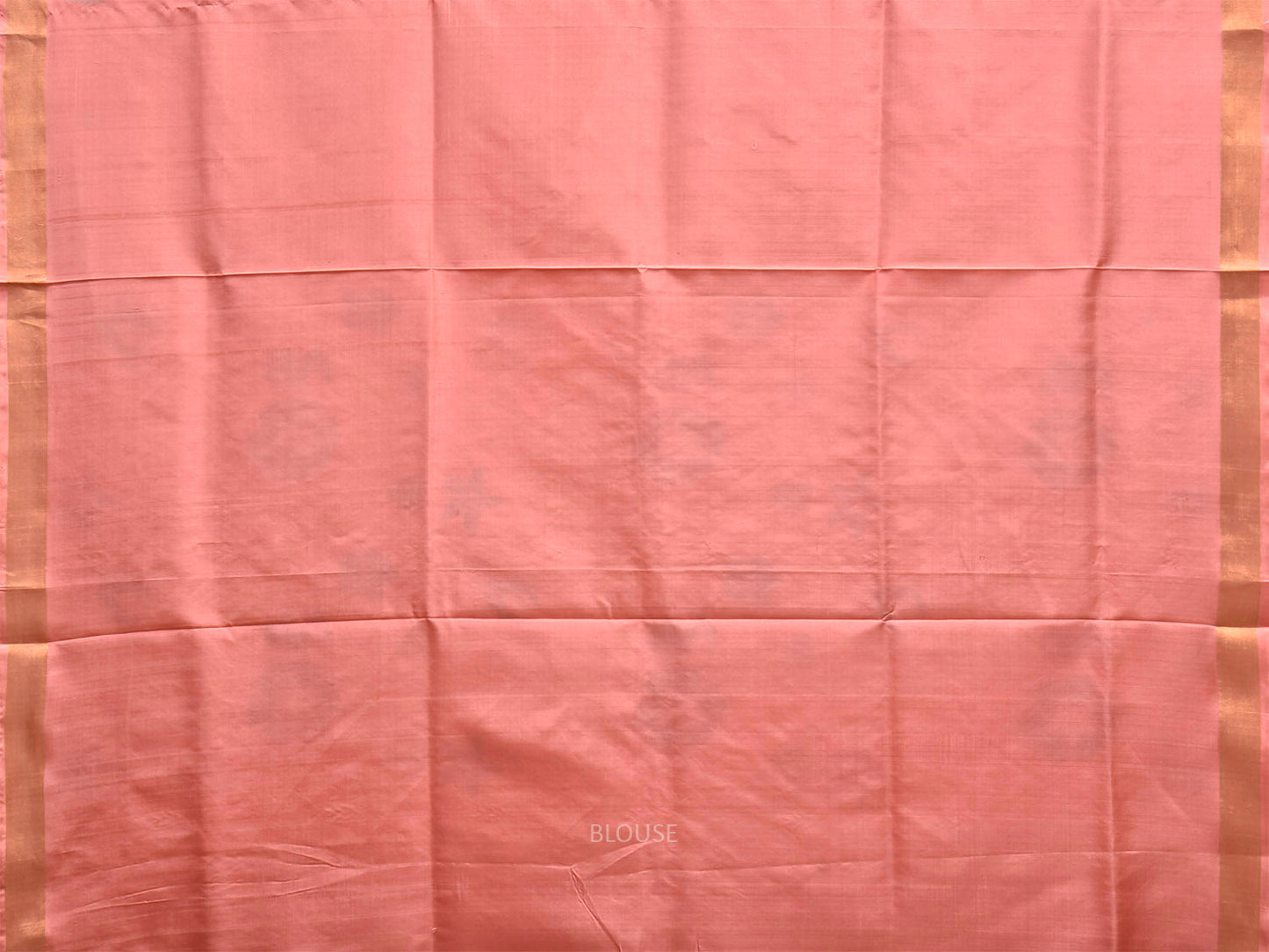 Peach Uppada Silk Handloom Saree with Floral Pallu Design u2466