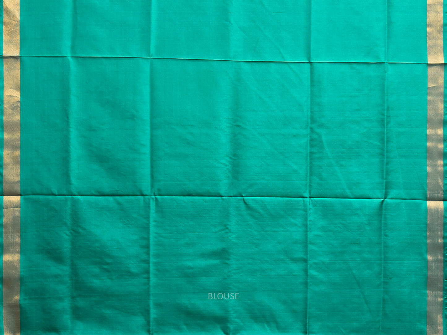 Turquoise Uppada Silk Handloom Saree with Floral and Birds Pallu Design u2491