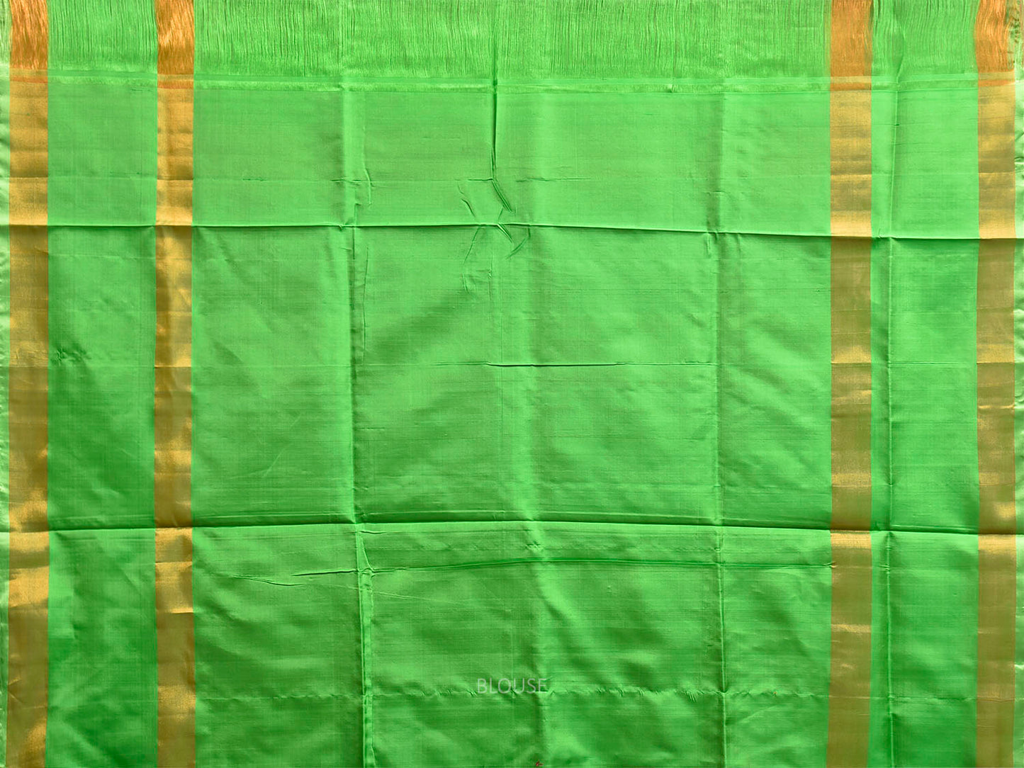 Red and Light Green Uppada Silk Handloom Saree with Checks Design u2507