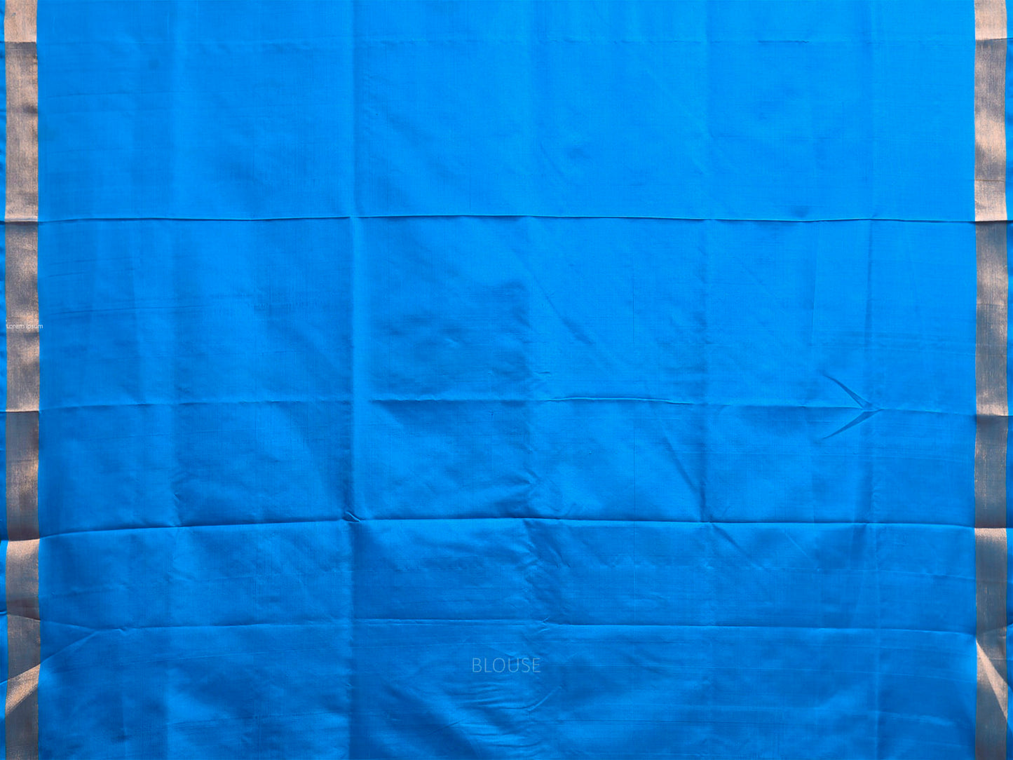 Blue Uppada Silk Handloom Saree with Floral Pallu Design u2526