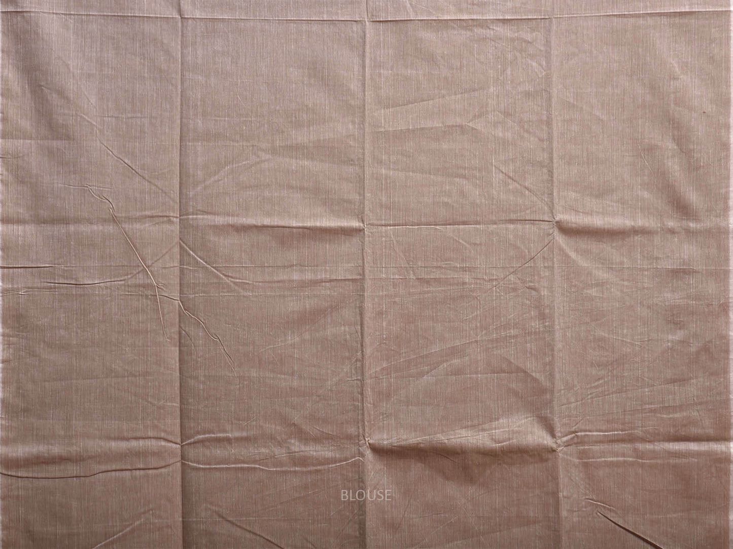 Light Fawn Venkatagiri Cotton Saree with Strips Pallu Design v0213