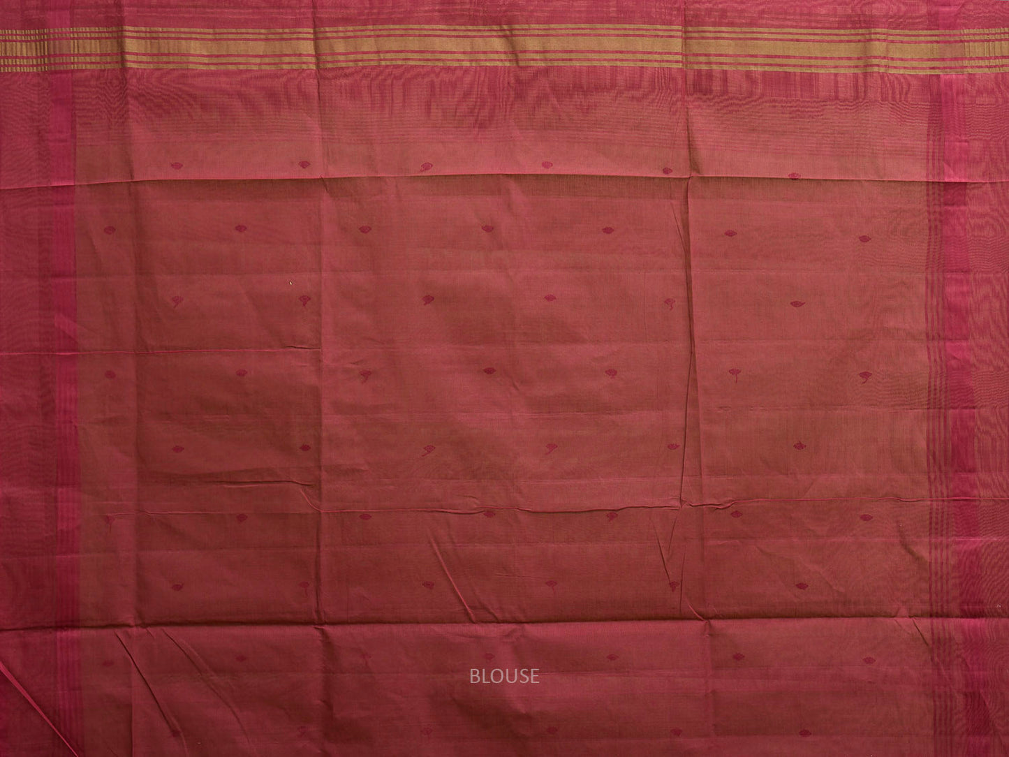 Green and Maroon Venkatagiri Cotton Saree with Strips Pallu Design v0214