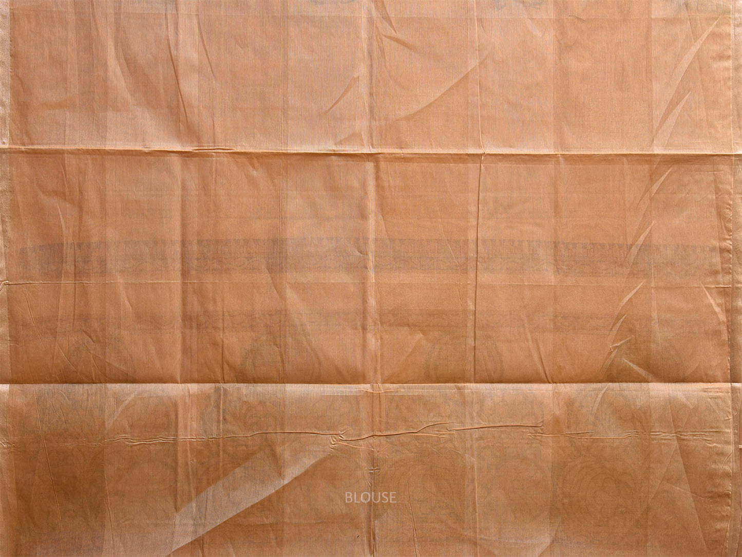 Light Orange Venkatagiri Cotton Saree with Body Buta and Pallu Design v0217