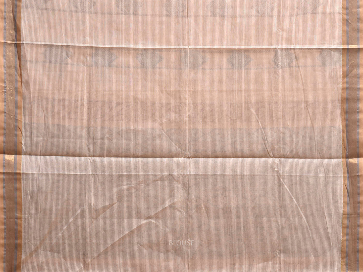 Cream Venkatagiri Cotton Saree with Body Buta and Pallu Design v0235