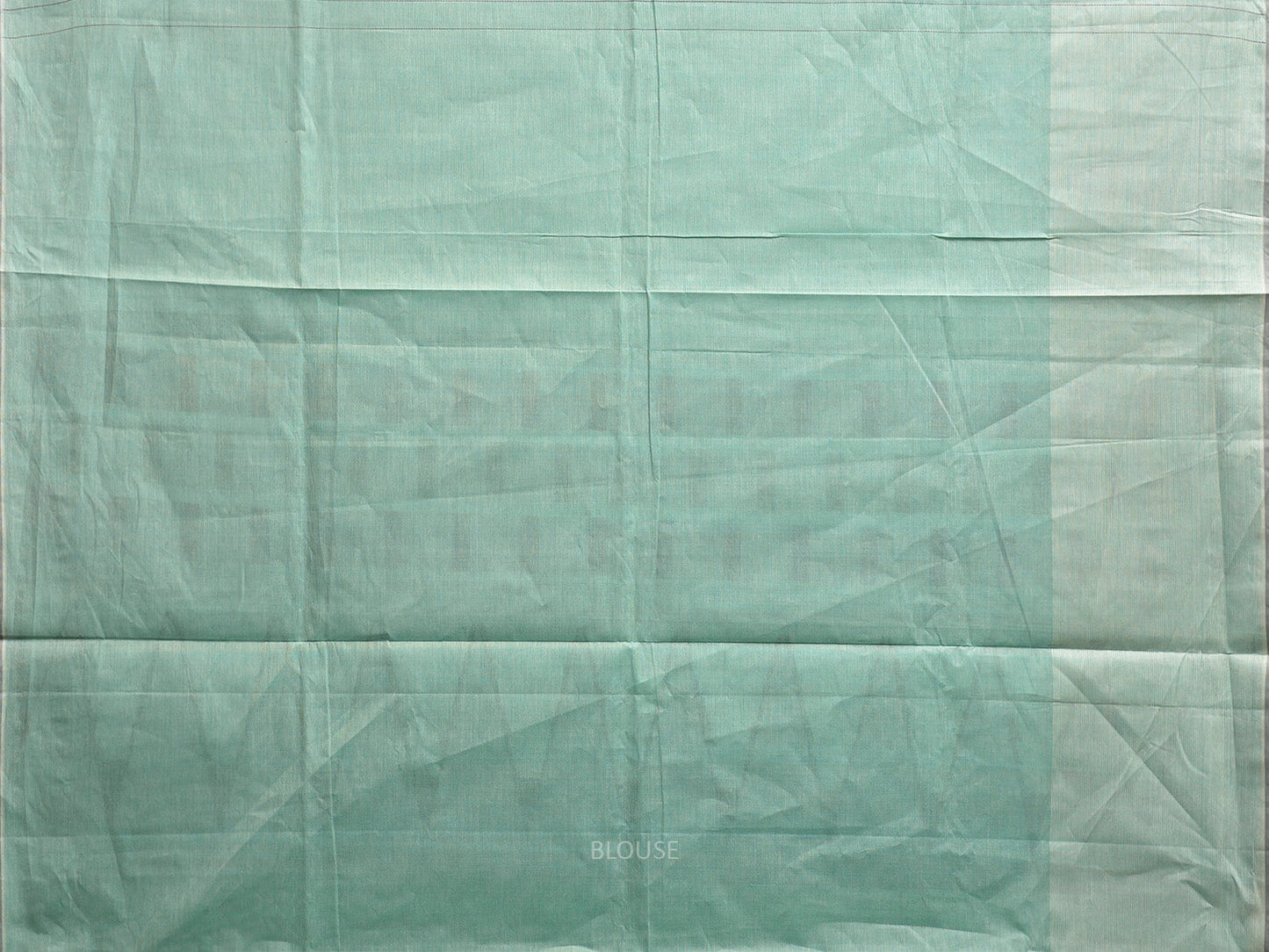 Turquoise Venkatagiri Cotton Saree with Big Temple Border Design v0237