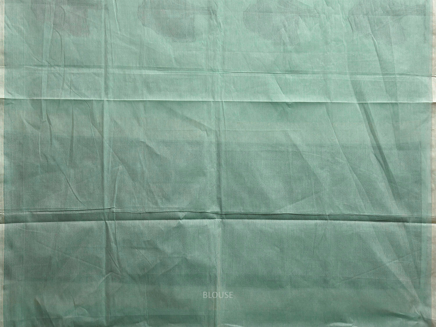 Turquoise Venkatagiri Cotton Saree with Leaves Buta Design v0245