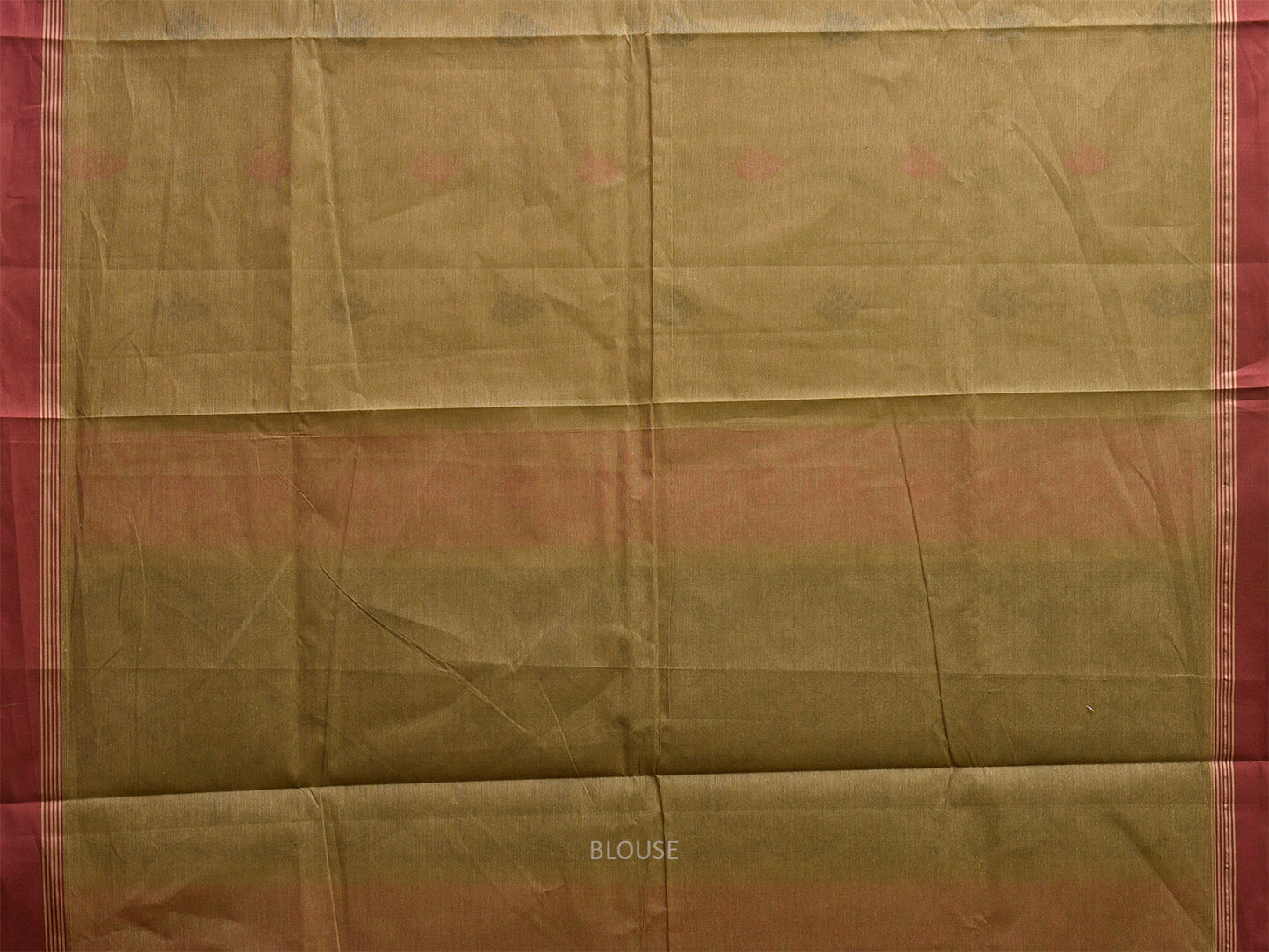 Green Venkatagiri Cotton Saree with Buta and Pallu Design v0267