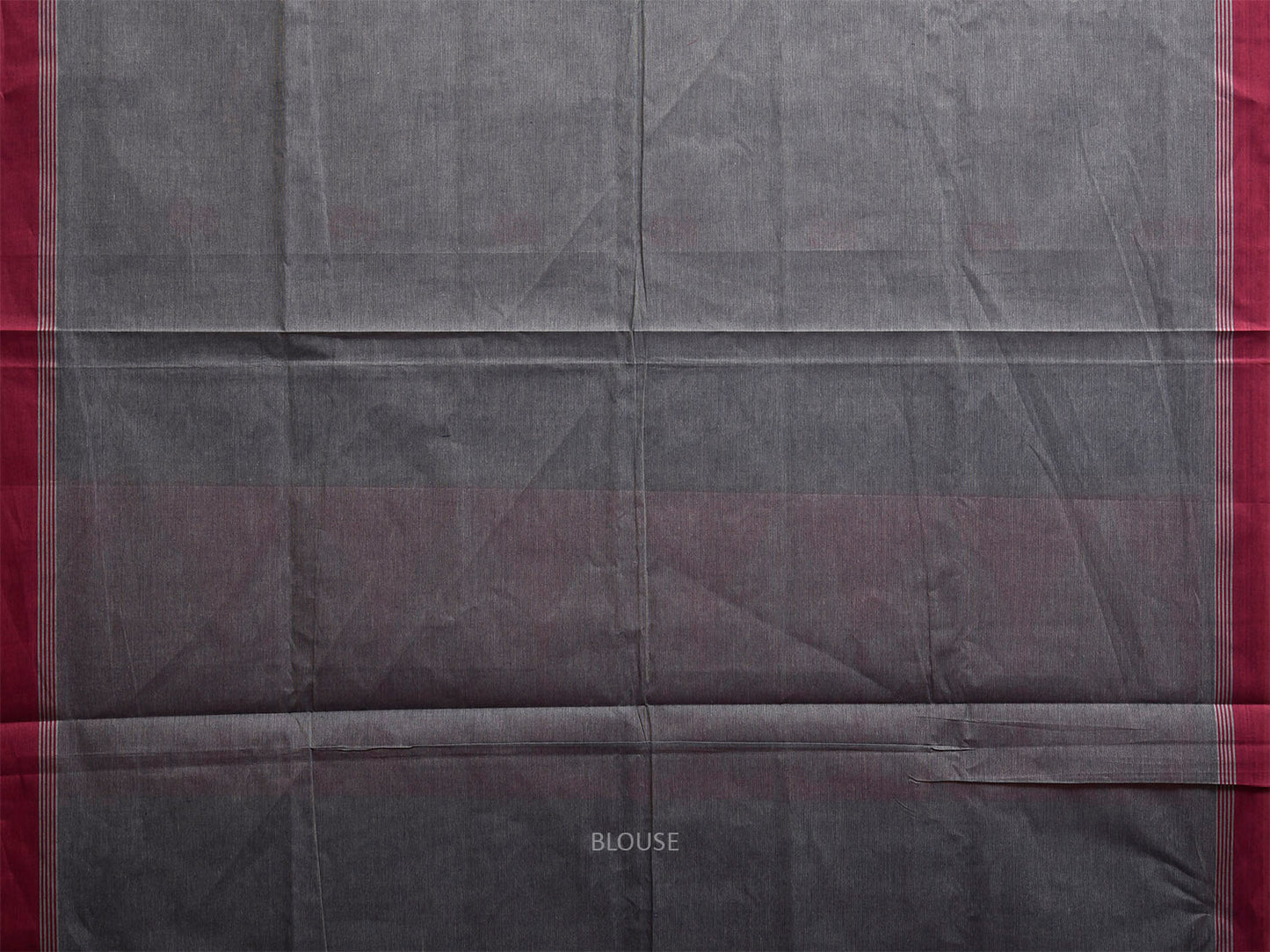 Grey and Maroon Venkatagiri Cotton Saree with Buta and Pallu Design v0277